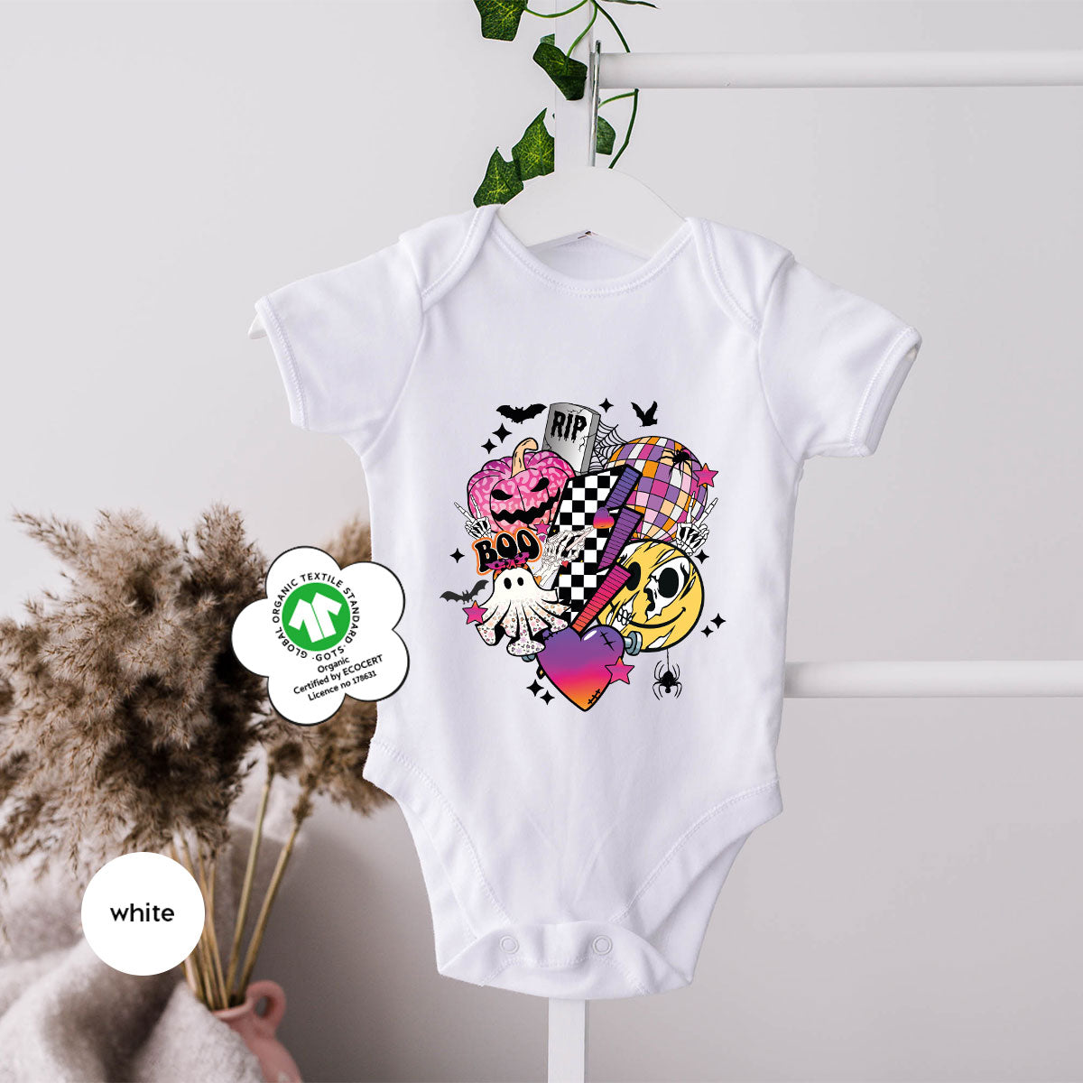 Retro Halloween Shirt, Spooky Pumpkin Shirt, Cool Checkered Outfit