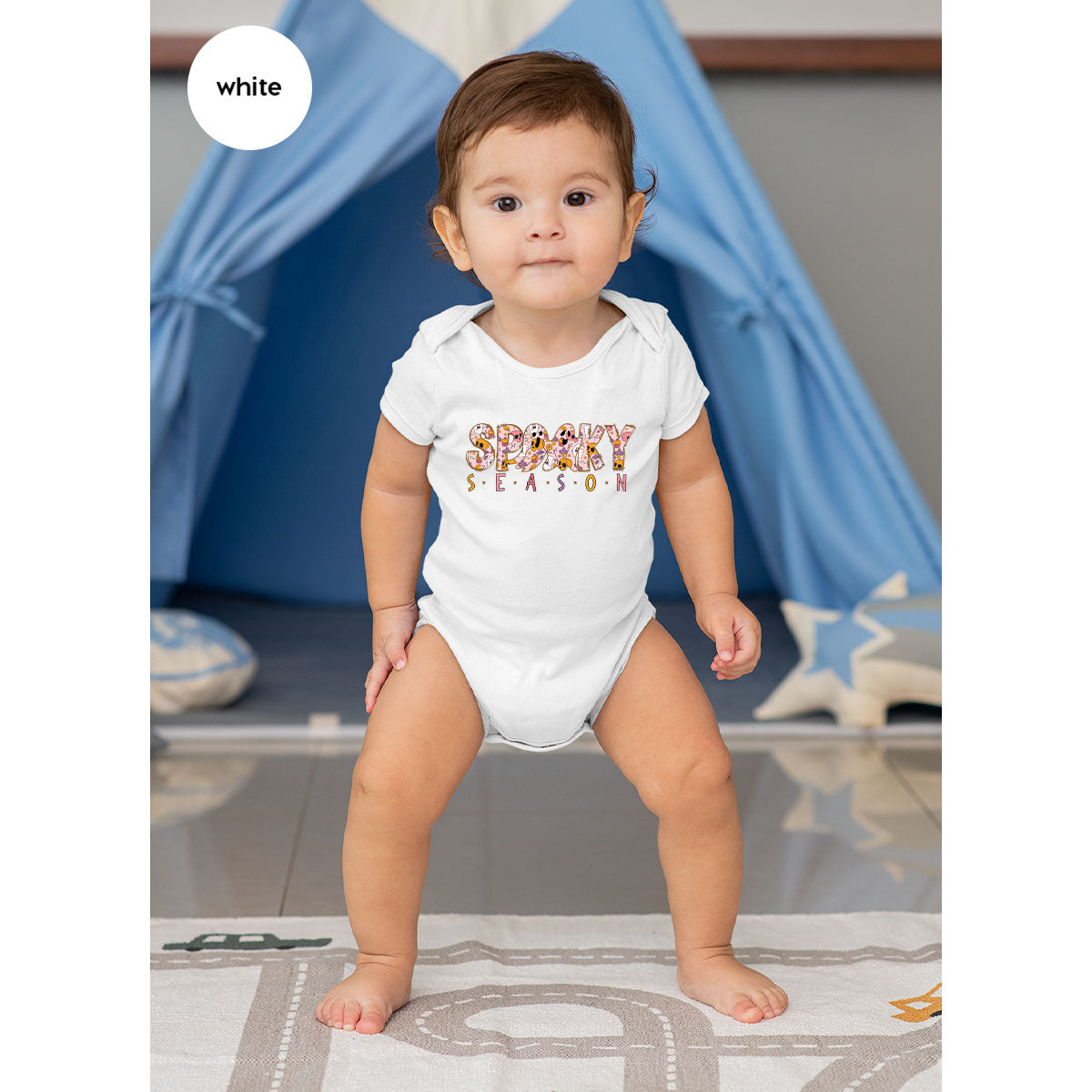Ghost Graphic Tees, Cute Kid Halloween Shirt, Spooky Shirt