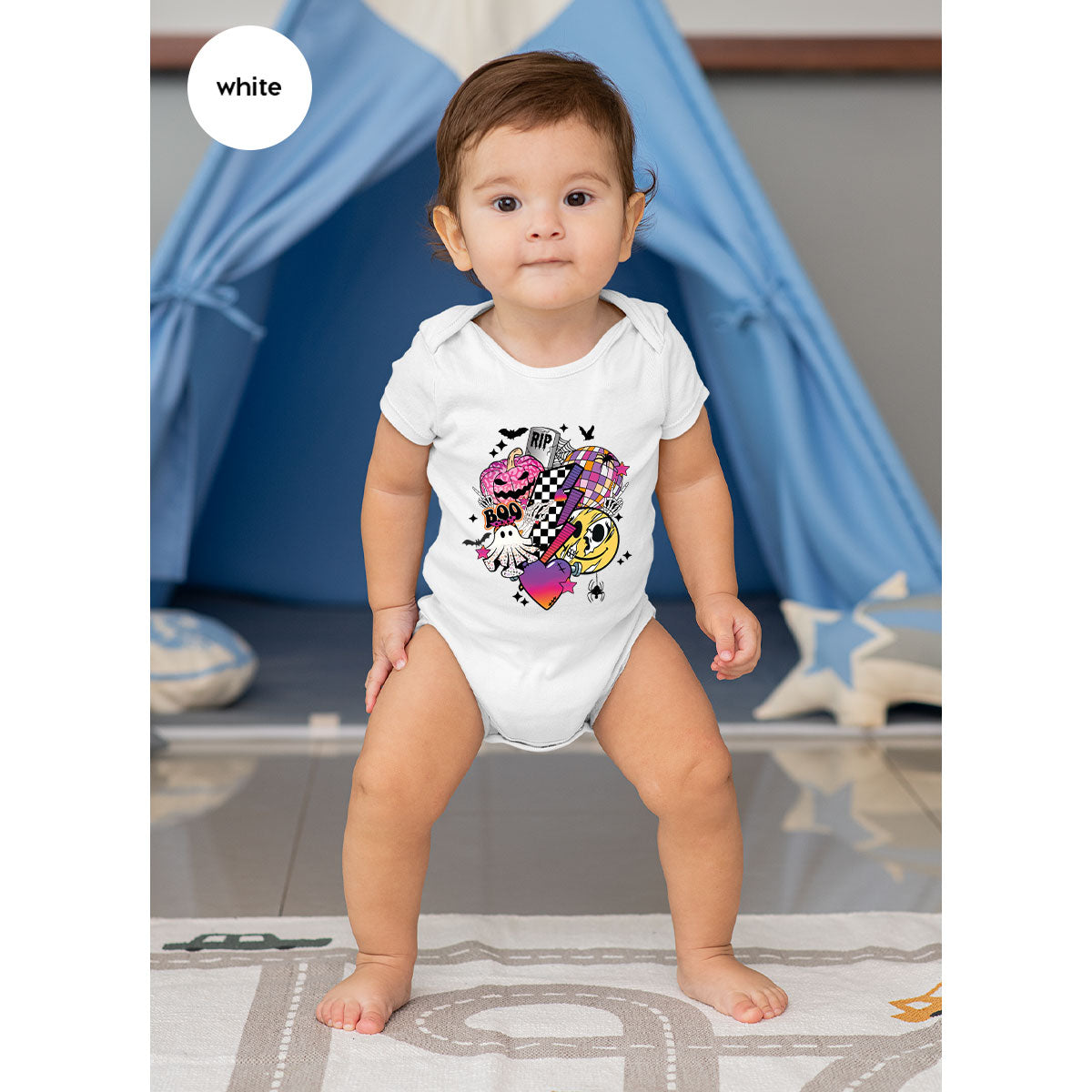 Halloween Shirt, Halloween Gifts, Spooky Season Shirt, Pumpkin Graphic Tees, Girls Fall Clothing, Halloween Party Outfit, Ghost Vneck Shirt