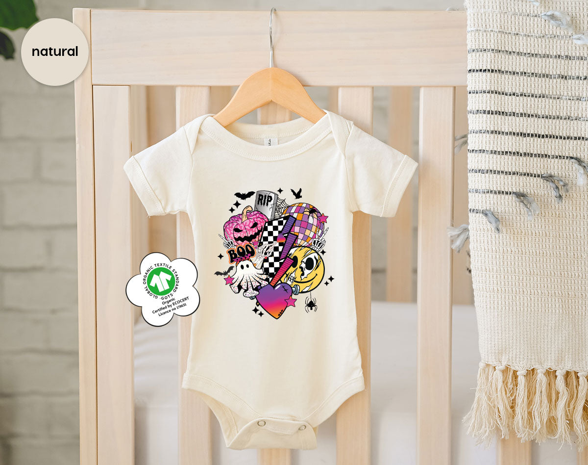 Halloween Shirt, Halloween Gifts, Spooky Season Shirt, Pumpkin Graphic Tees, Girls Fall Clothing, Halloween Party Outfit, Ghost Vneck Shirt