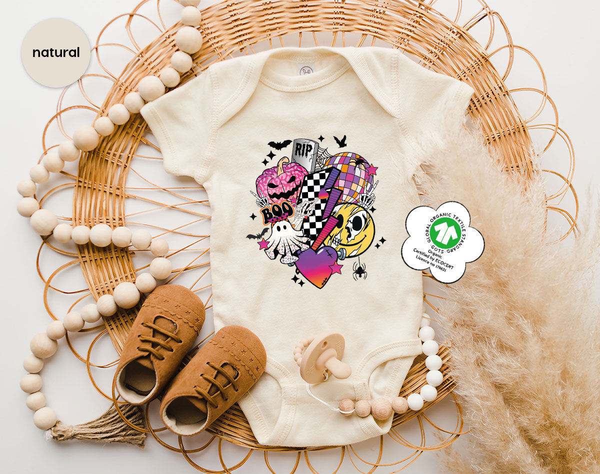 Halloween Shirt, Halloween Gifts, Spooky Season Shirt, Pumpkin Graphic Tees, Girls Fall Clothing, Halloween Party Outfit, Ghost Vneck Shirt