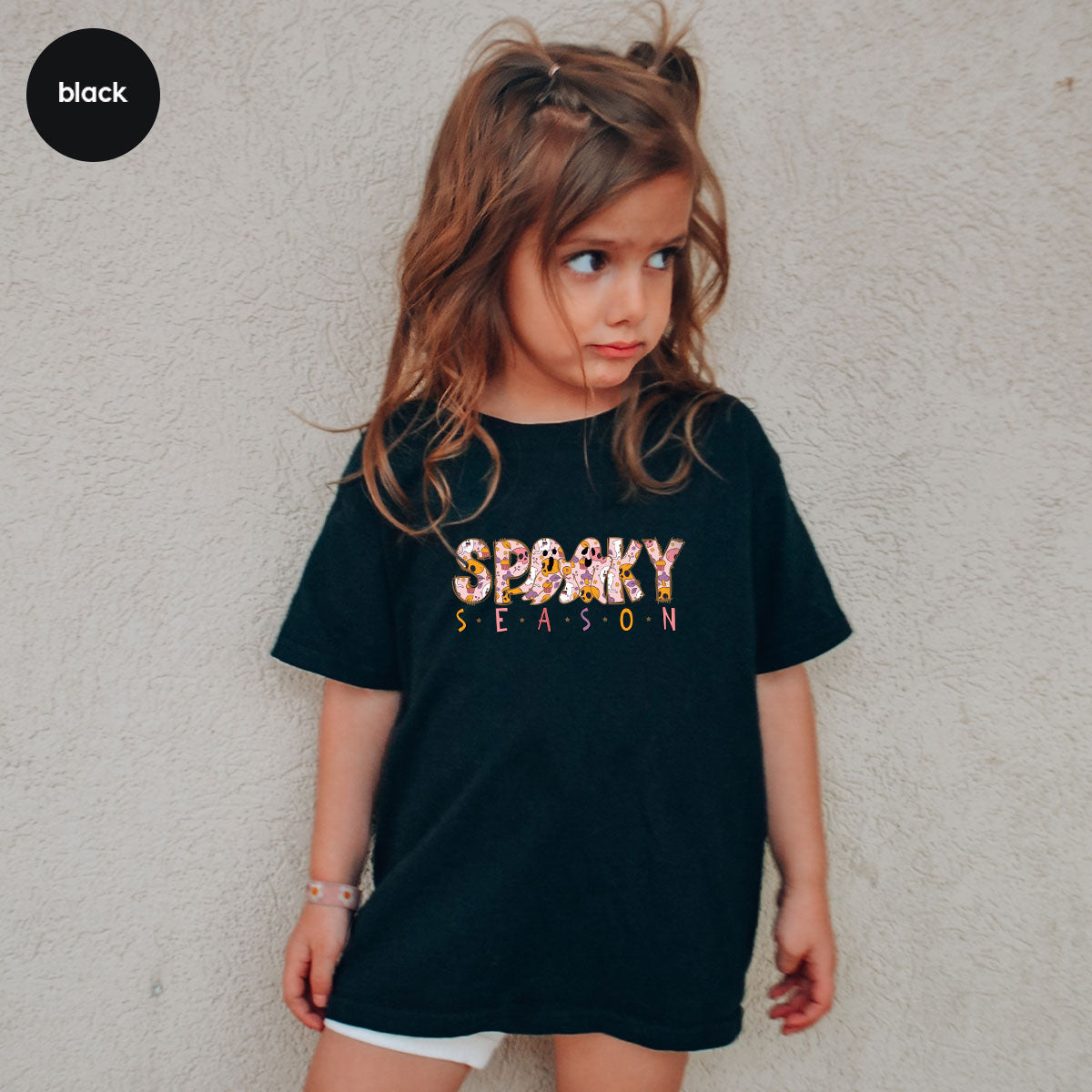 Ghost Graphic Tees, Cute Kid Halloween Shirt, Spooky Shirt