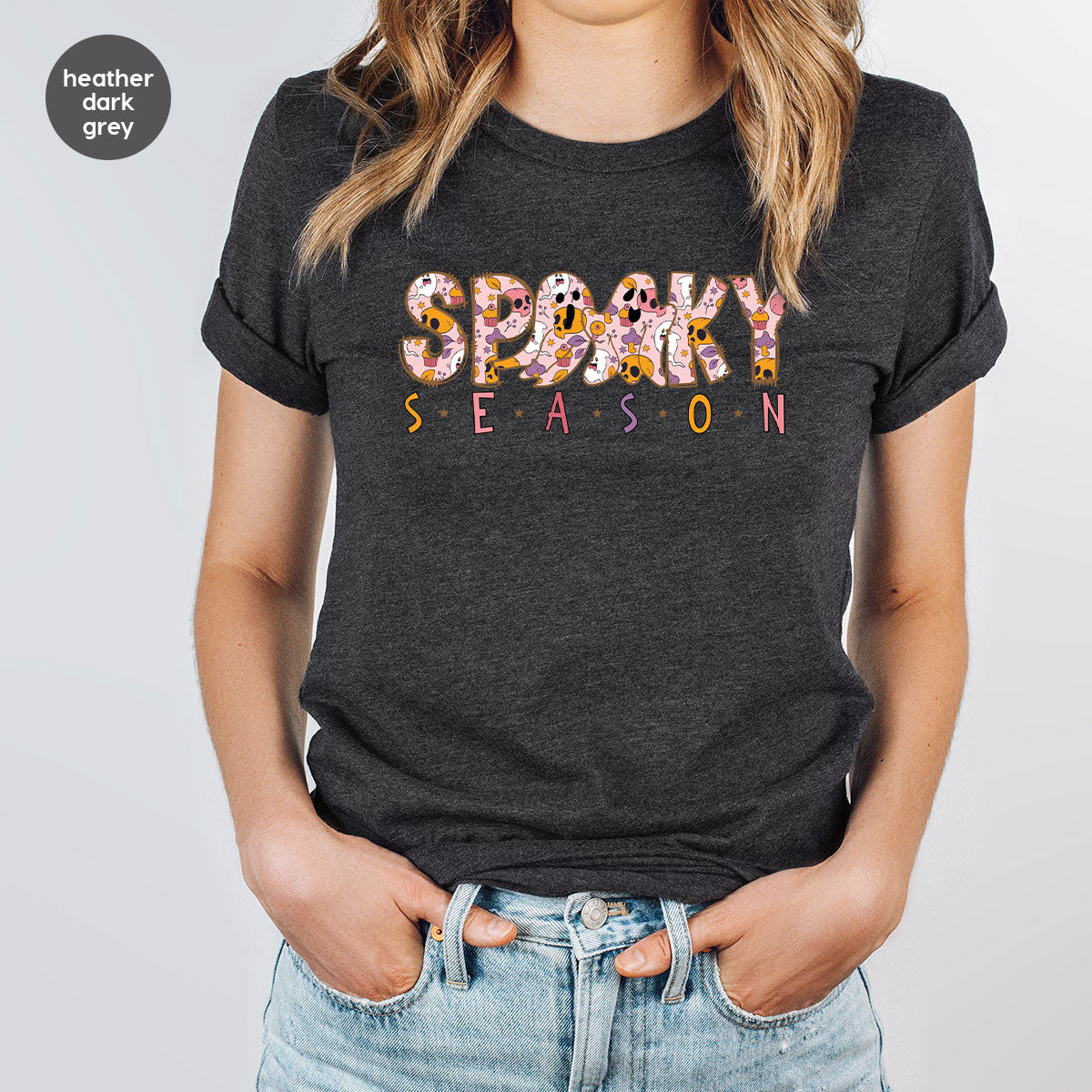 Ghost Graphic Tees, Cute Kid Halloween Shirt, Spooky Shirt
