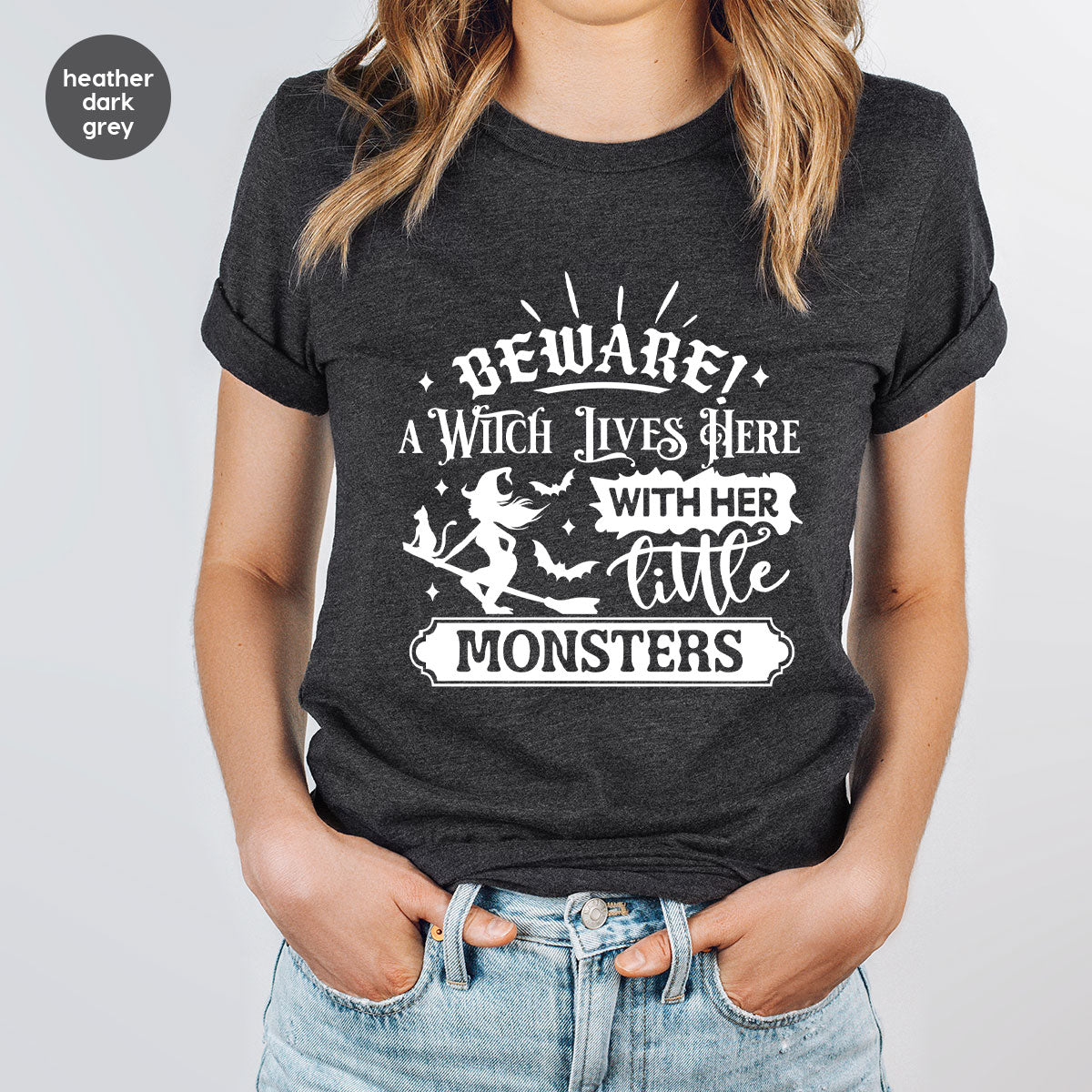 Spooky Season Shirts, Halloween Tshirts, Kids Graphic Tees, Hocus Pocus Vneck Clothing, Gift For Friend, Genderneutral Adult T-Shirt