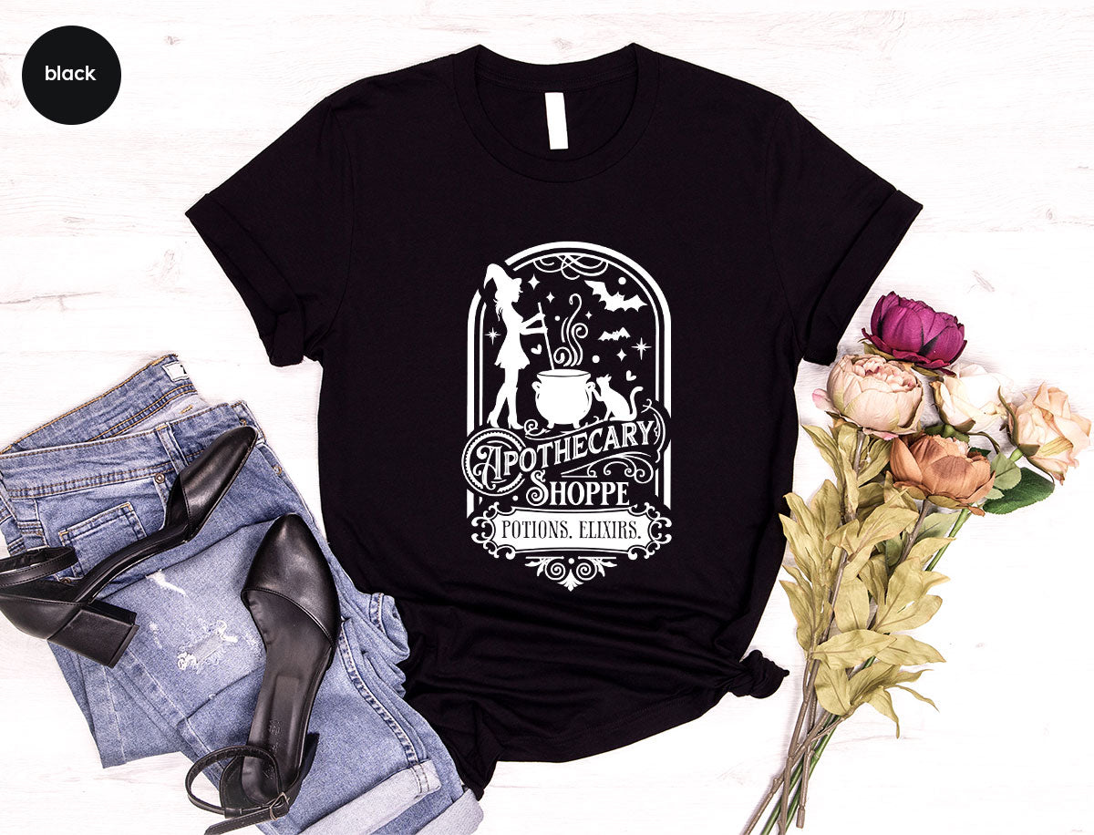 Funny Witch Shirt, Halloween Party Tshirt, Apothecary Shoppe Clothing, Halloween Tshirts, Witchy T-Shirt, Shirts for Women, Gift For Her