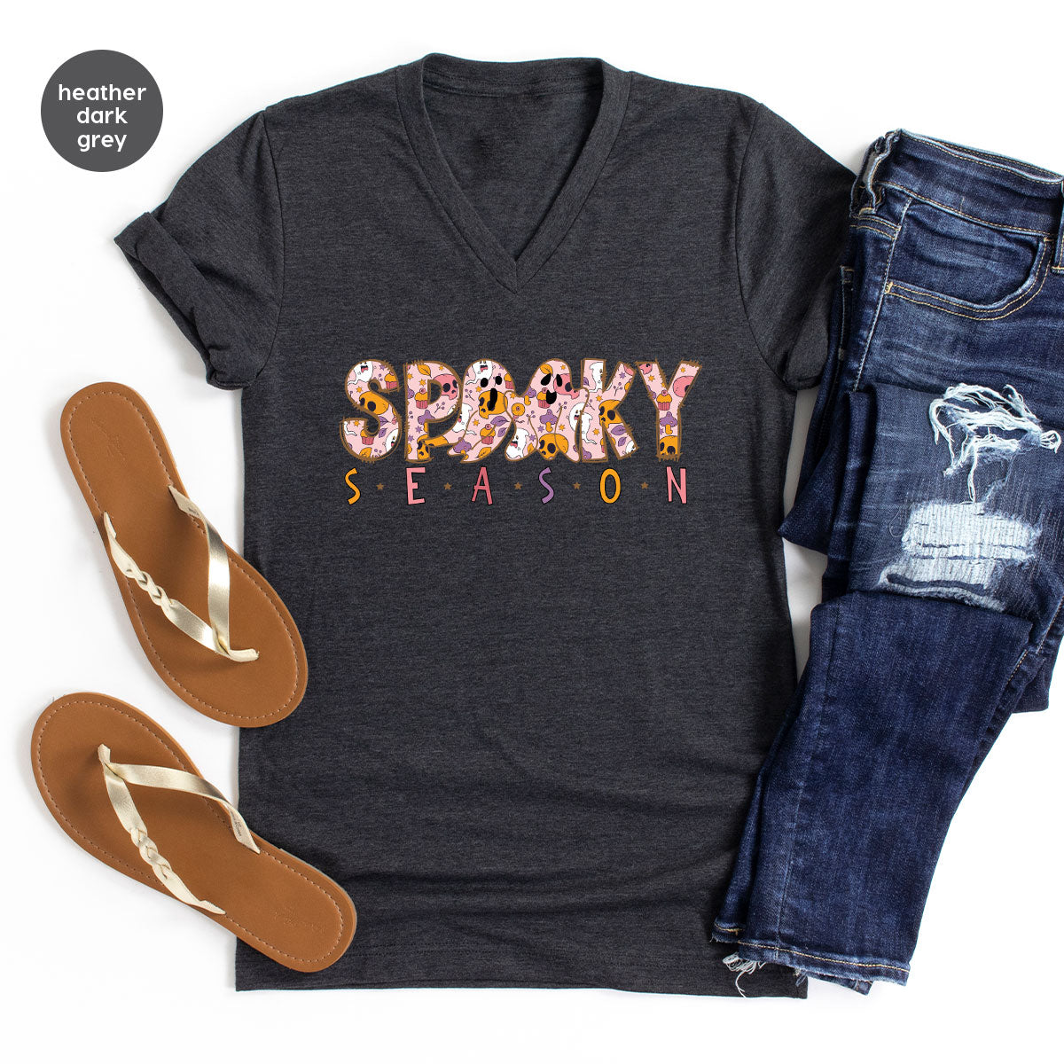Ghost Graphic Tees, Cute Kid Halloween Shirt, Spooky Shirt