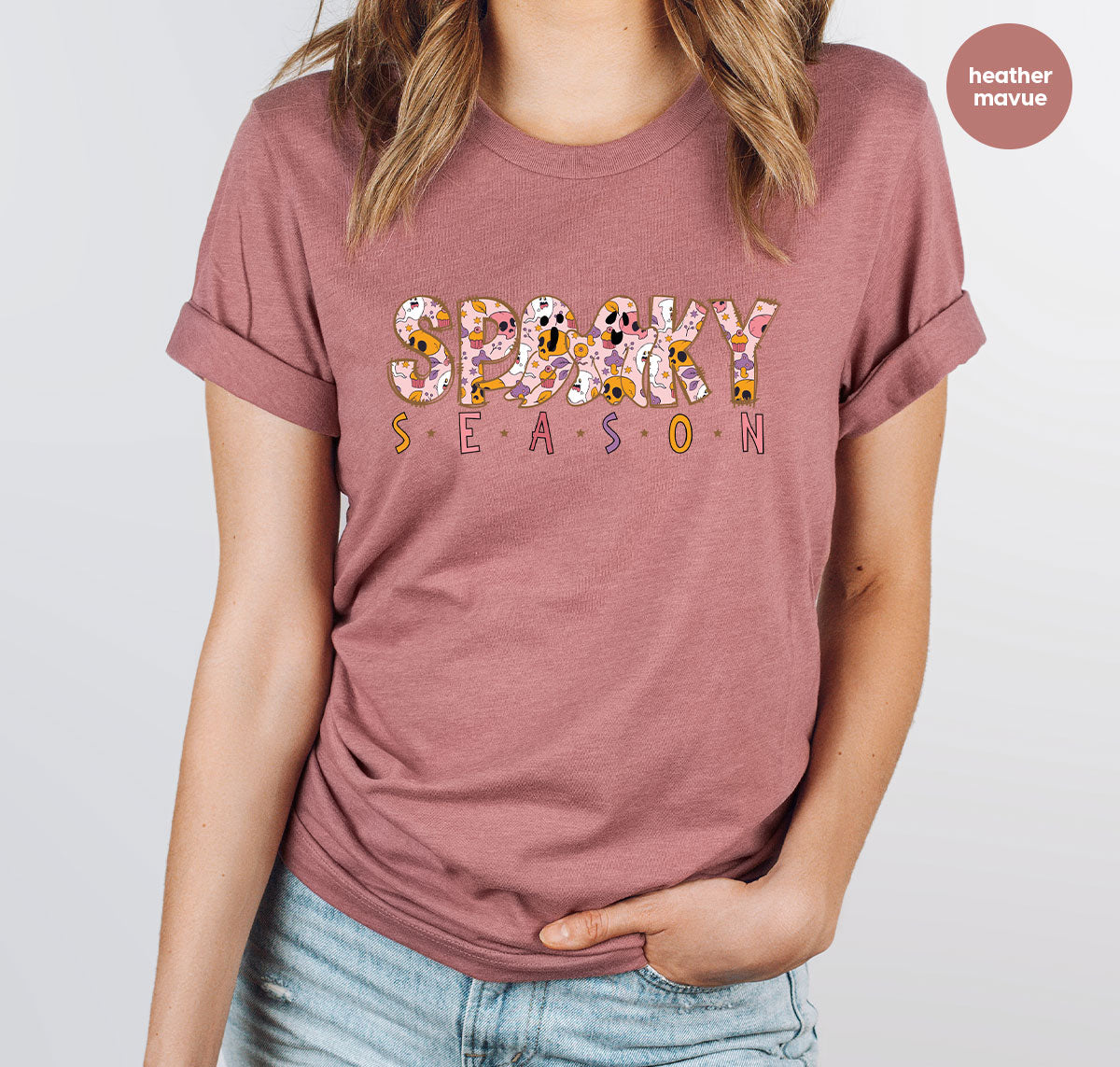 Ghost Graphic Tees, Cute Kid Halloween Shirt, Spooky Shirt