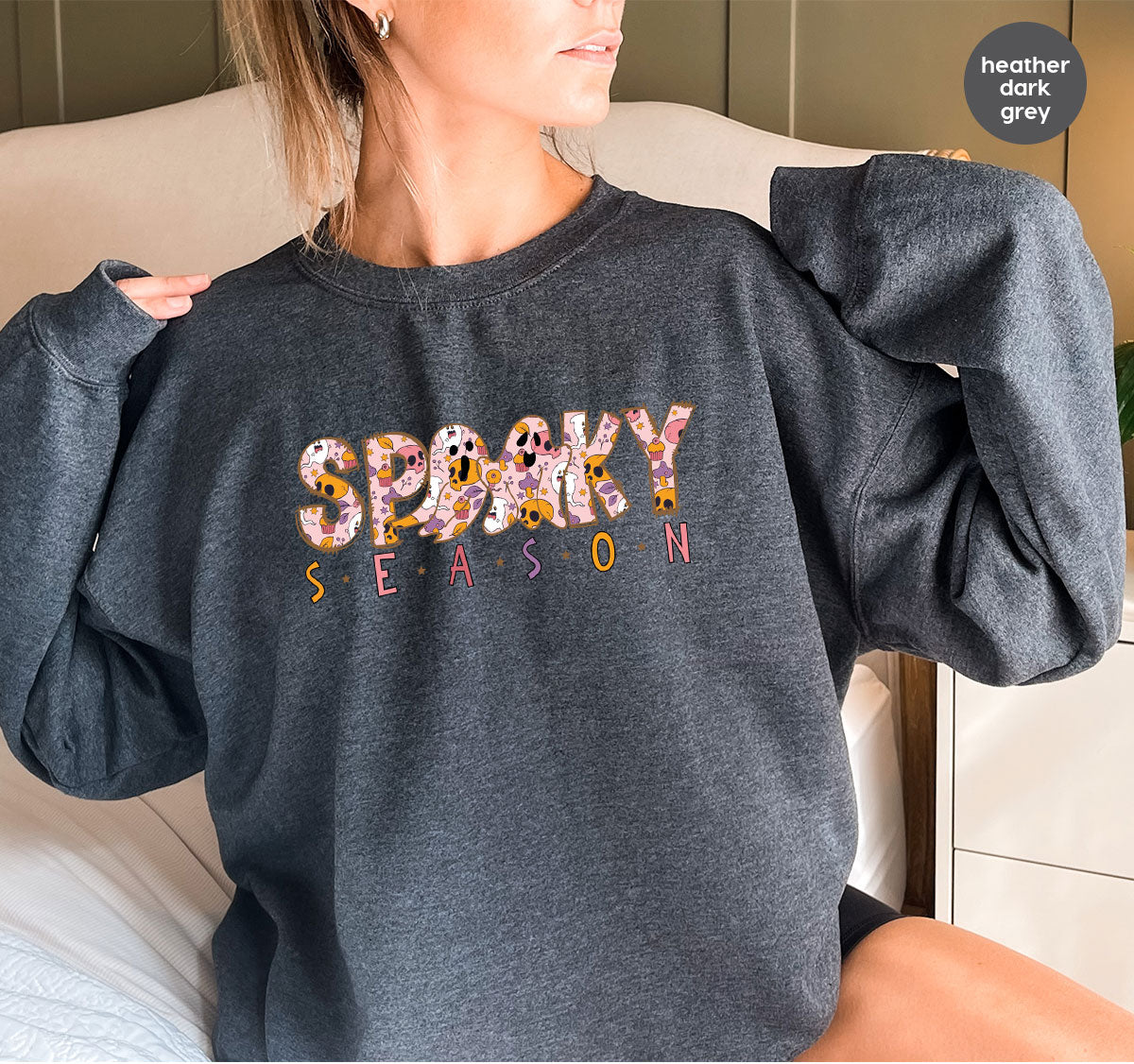 Ghost Graphic Tees, Cute Kid Halloween Shirt, Spooky Shirt
