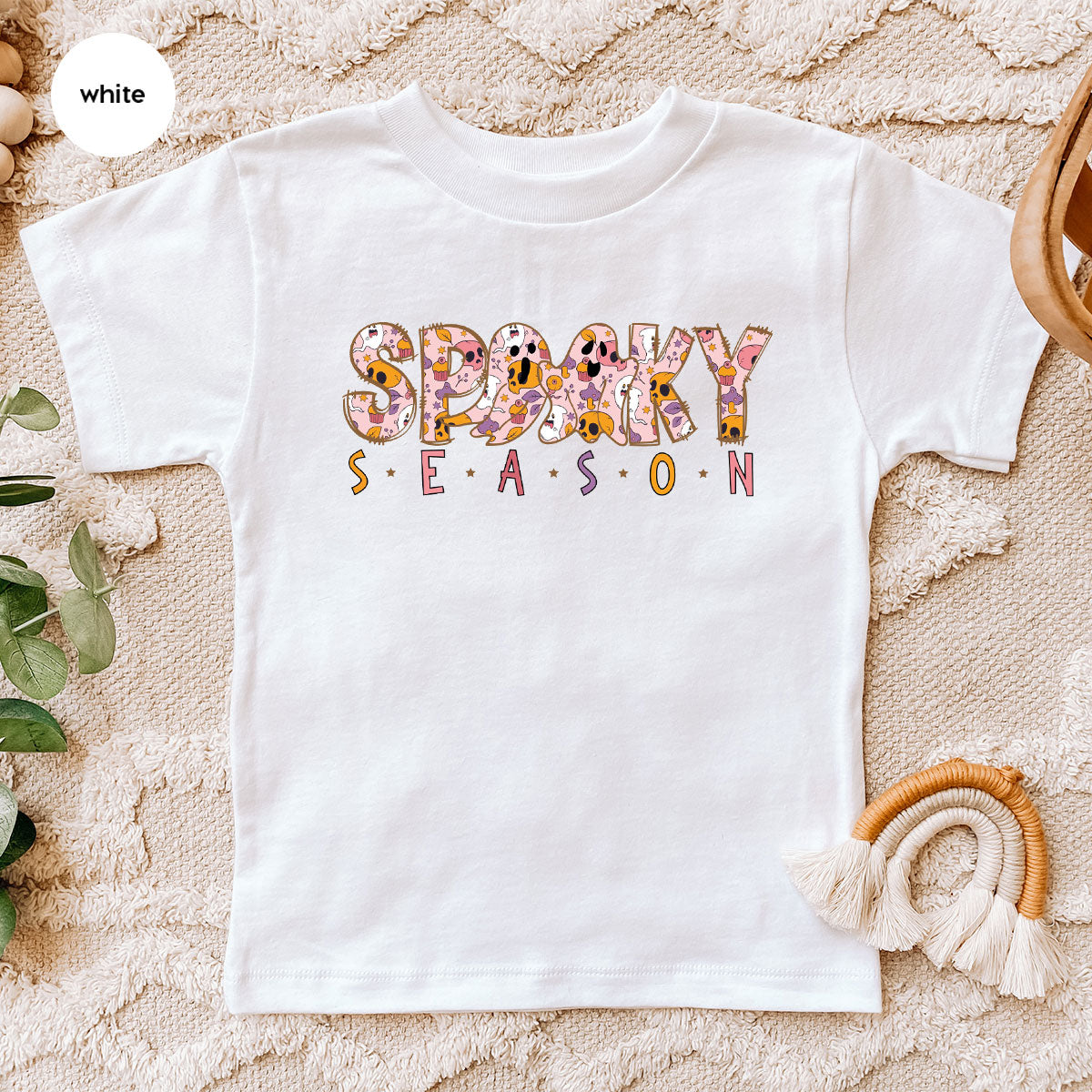 Ghost Graphic Tees, Cute Kid Halloween Shirt, Spooky Shirt