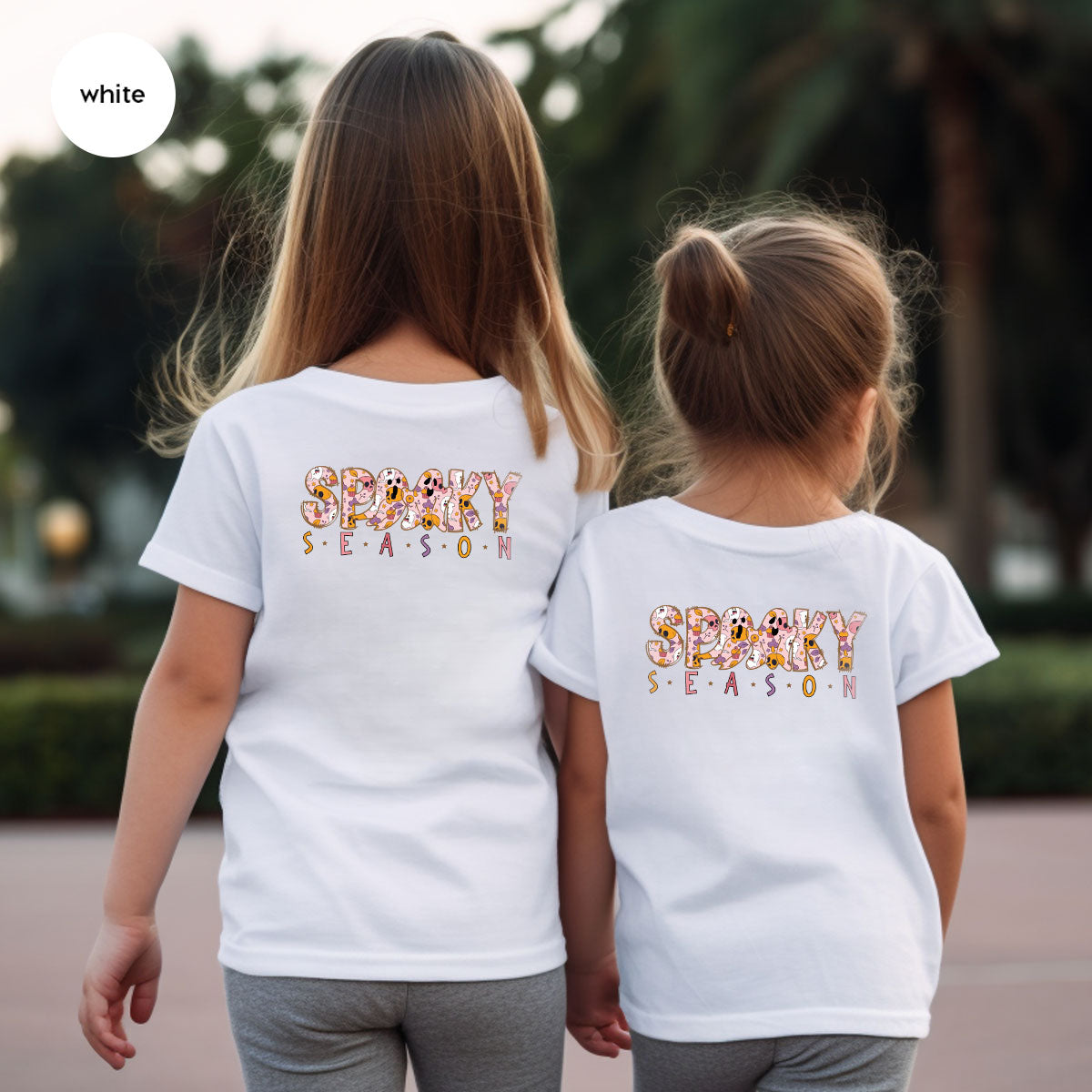 Ghost Graphic Tees, Cute Kid Halloween Shirt, Spooky Shirt