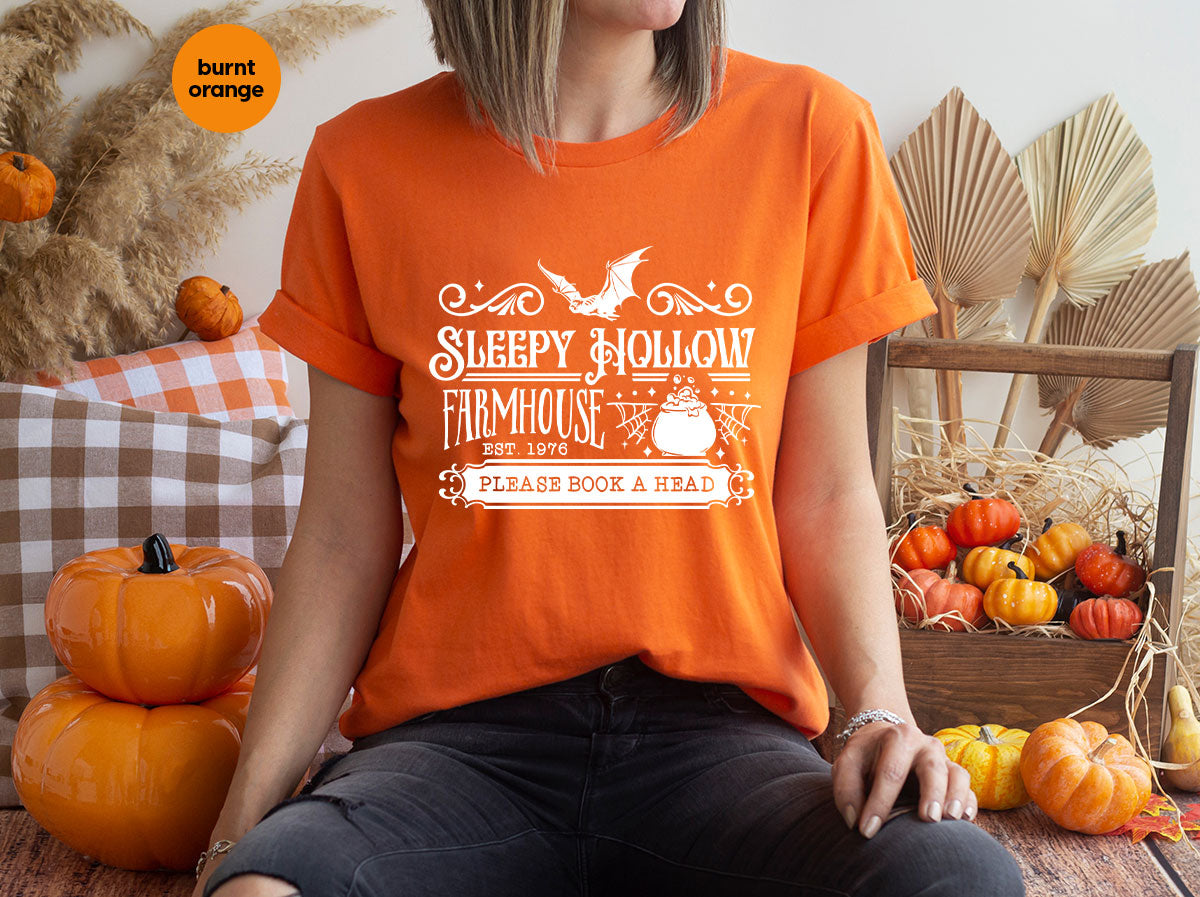 Spooky Season Clothing, Halloween Party Shirts, Farm Horror Outfit, Farmer Crewneck Sweatshirt, Witchy Gifts for Her, Witch Graphic Tees