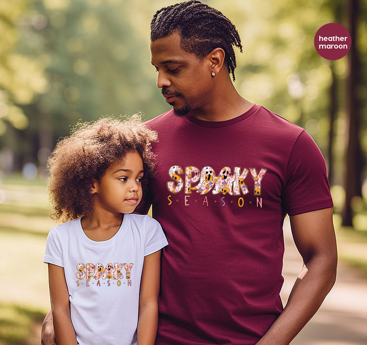 Ghost Graphic Tees, Cute Kid Halloween Shirt, Spooky Shirt