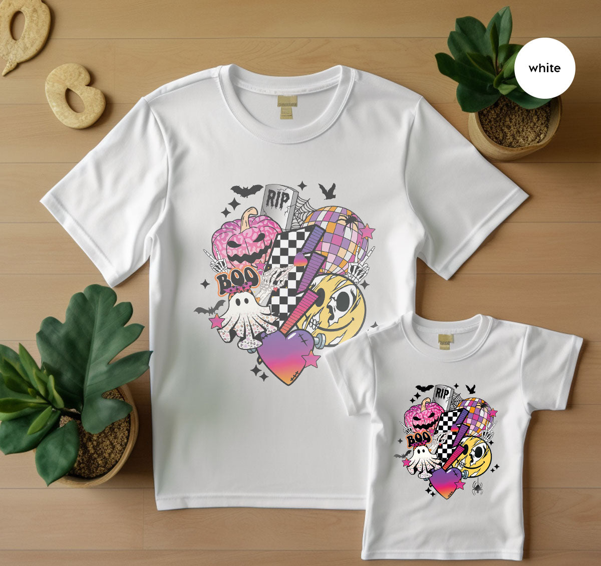 Halloween Shirt, Halloween Gifts, Spooky Season Shirt, Pumpkin Graphic Tees, Girls Fall Clothing, Halloween Party Outfit, Ghost Vneck Shirt