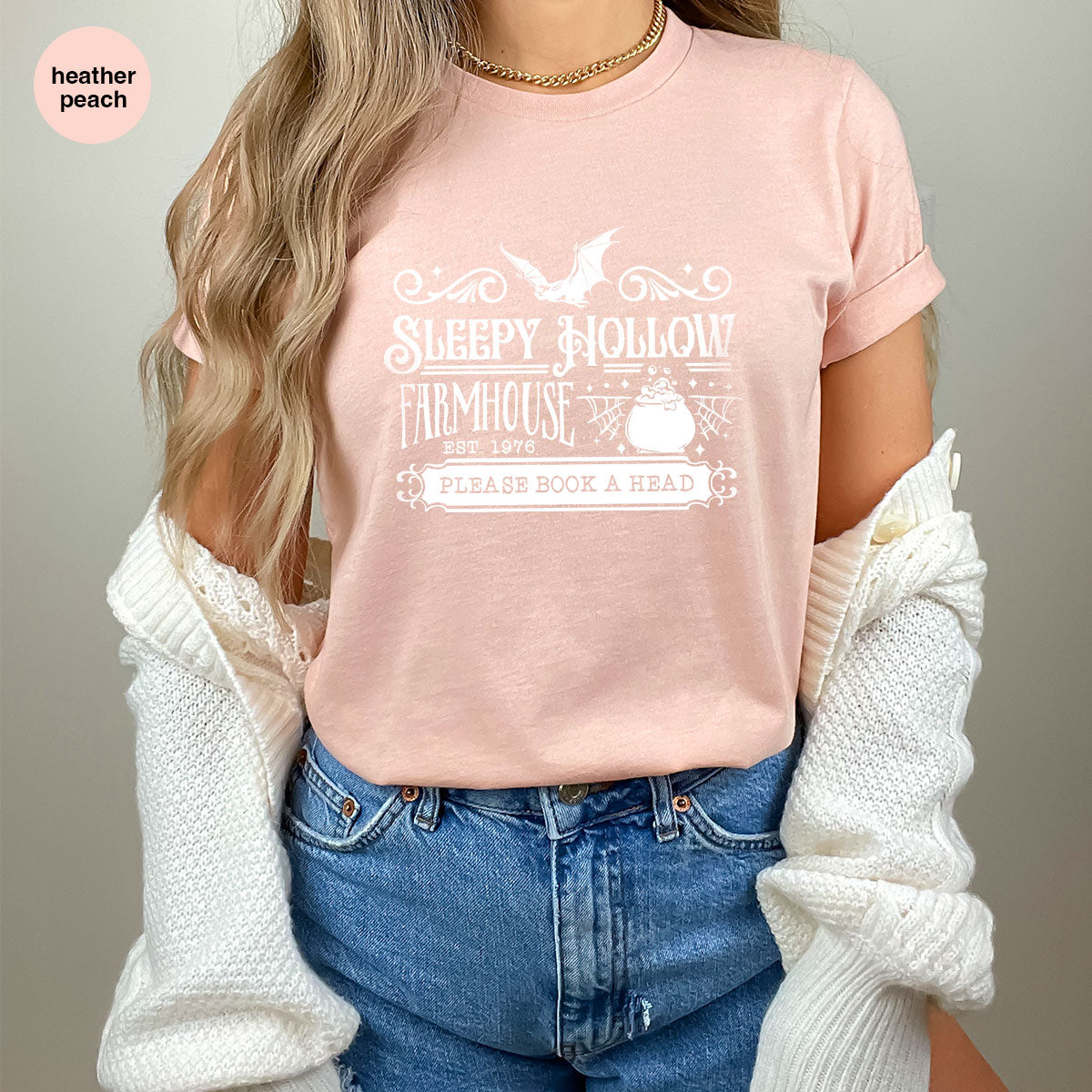 Spooky Season Clothing, Halloween Party Shirts, Farm Horror Outfit, Farmer Crewneck Sweatshirt, Witchy Gifts for Her, Witch Graphic Tees