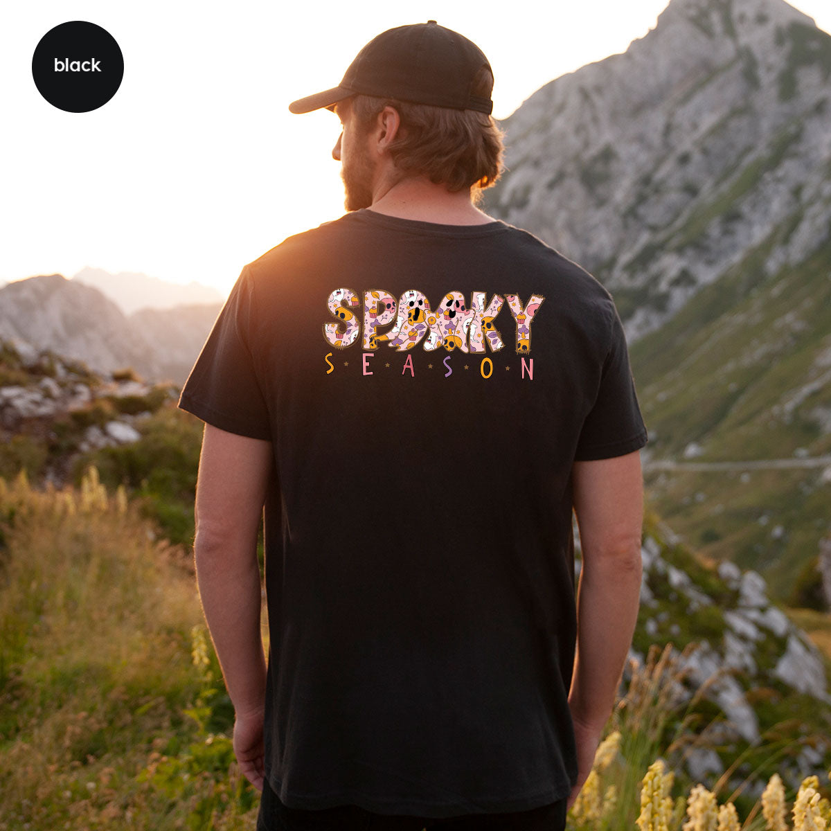 Ghost Graphic Tees, Cute Kid Halloween Shirt, Spooky Shirt