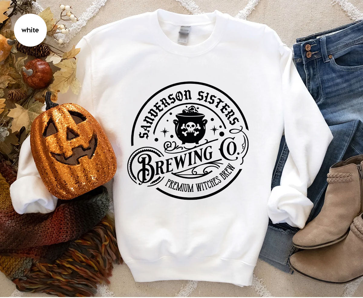 Halloween Witch T-Shirt, Witches Brew Vneck Shirt, Witchy Crewneck Sweatshirt, Spooky Season T Shirts, Spell Graphic Tees, Magic Shirt