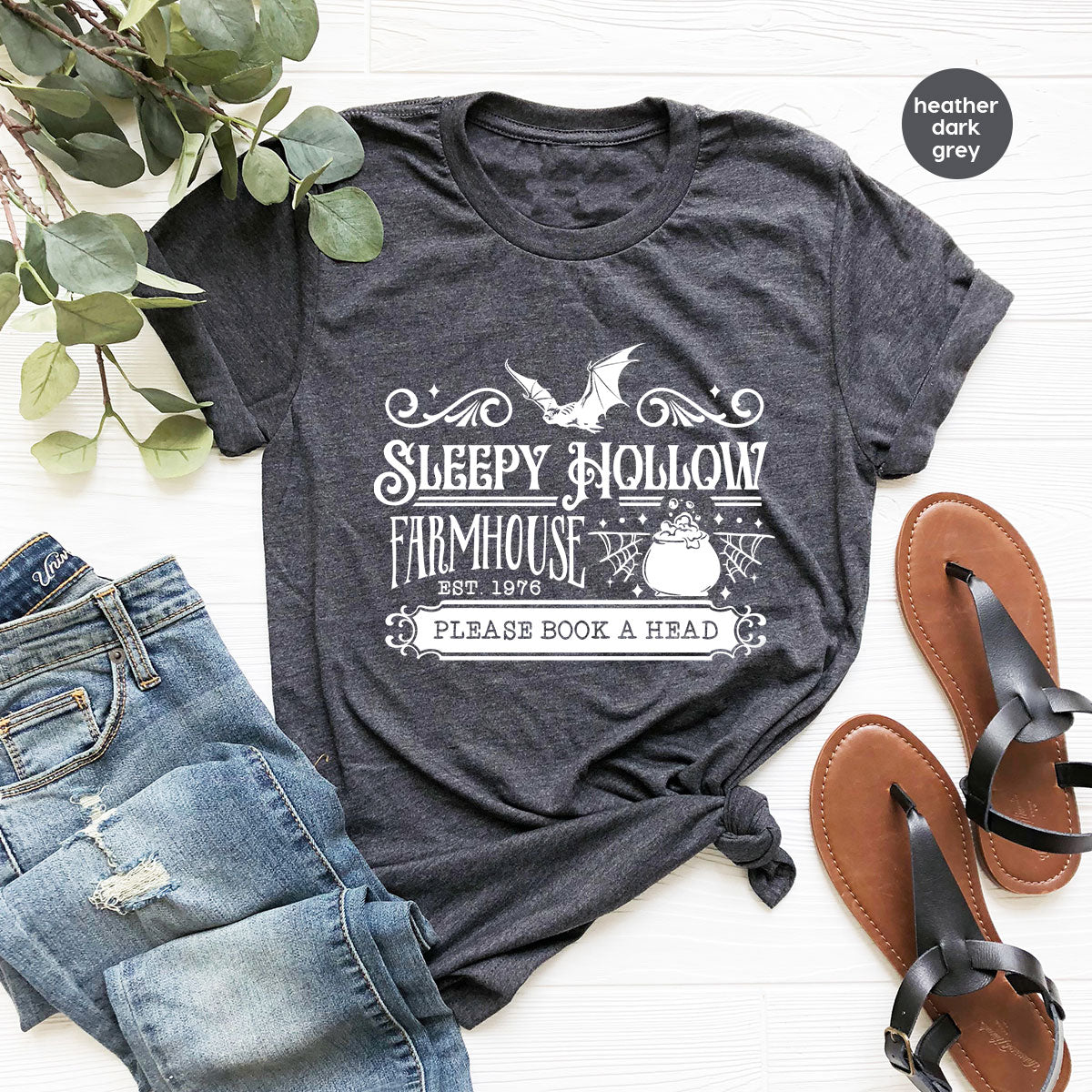 Spooky Season Clothing, Halloween Party Shirts, Farm Horror Outfit, Farmer Crewneck Sweatshirt, Witchy Gifts for Her, Witch Graphic Tees