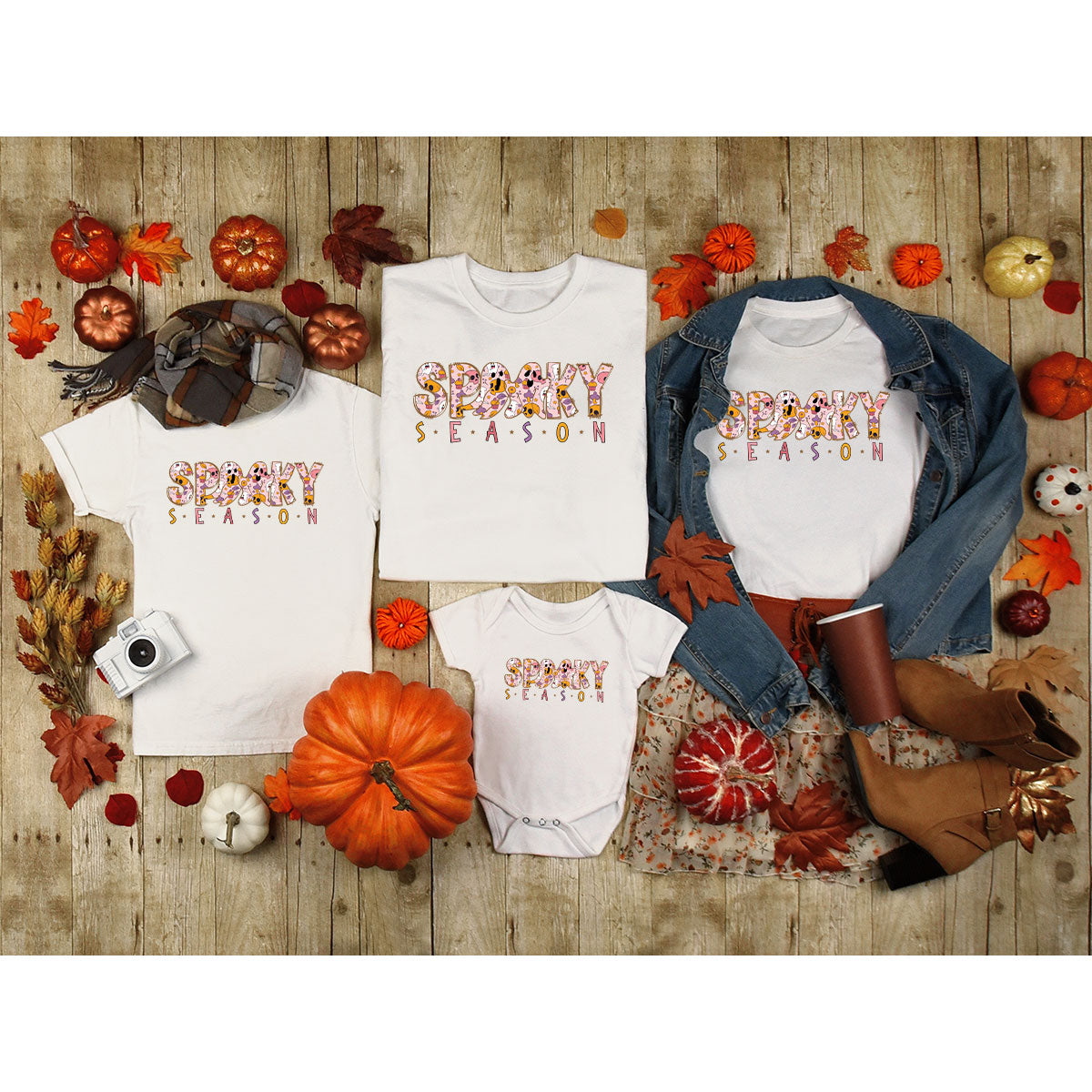 Ghost Graphic Tees, Cute Kid Halloween Shirt, Spooky Shirt