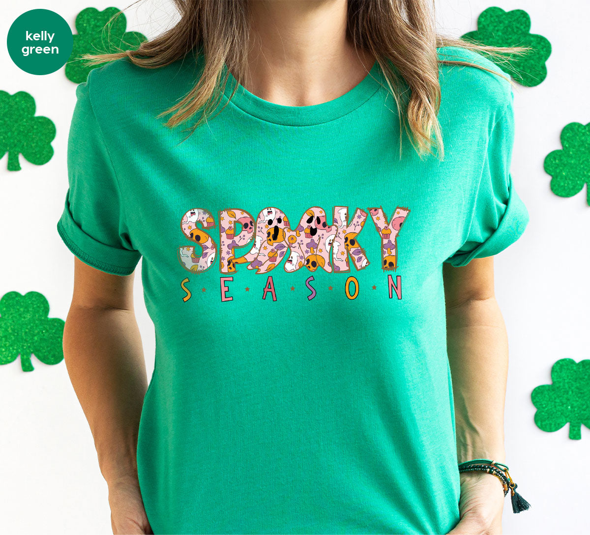 Ghost Graphic Tees, Cute Kid Halloween Shirt, Spooky Shirt