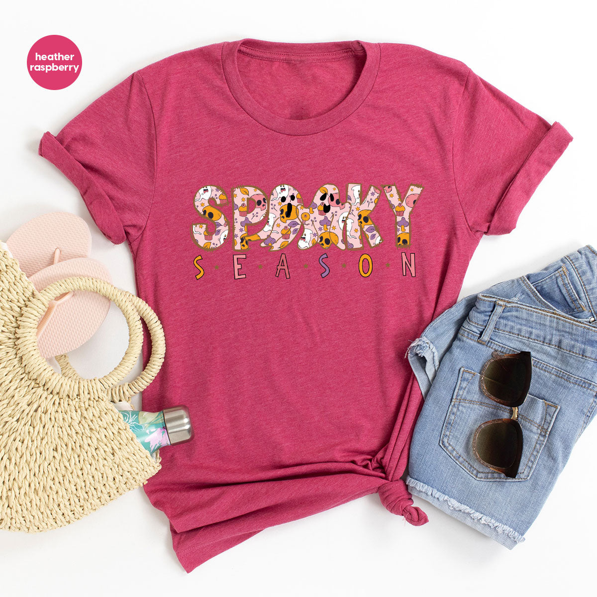 Ghost Graphic Tees, Cute Kid Halloween Shirt, Spooky Shirt