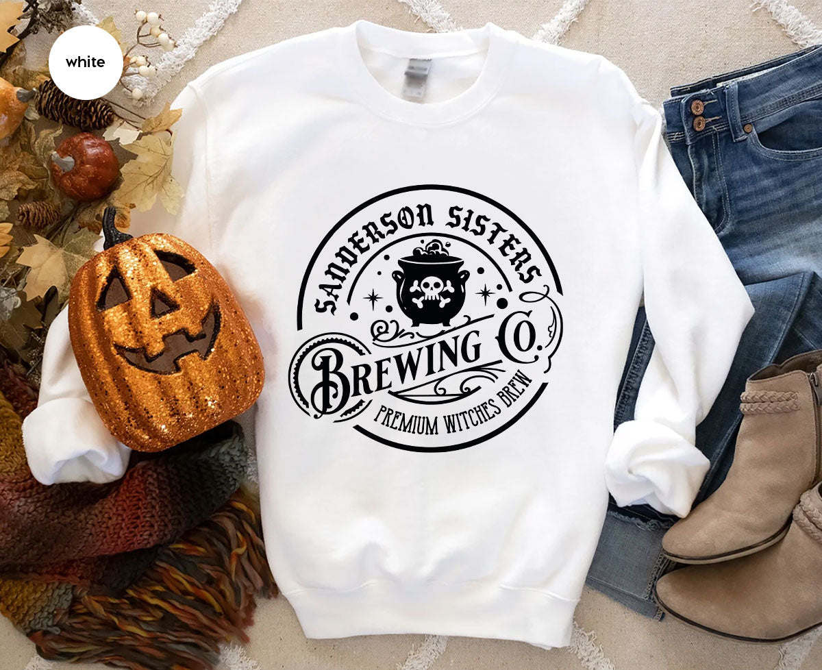 Halloween Witch T-Shirt, Witches Brew Vneck Shirt, Witchy Crewneck Sweatshirt, Spooky Season T Shirts, Spell Graphic Tees, Magic Shirt
