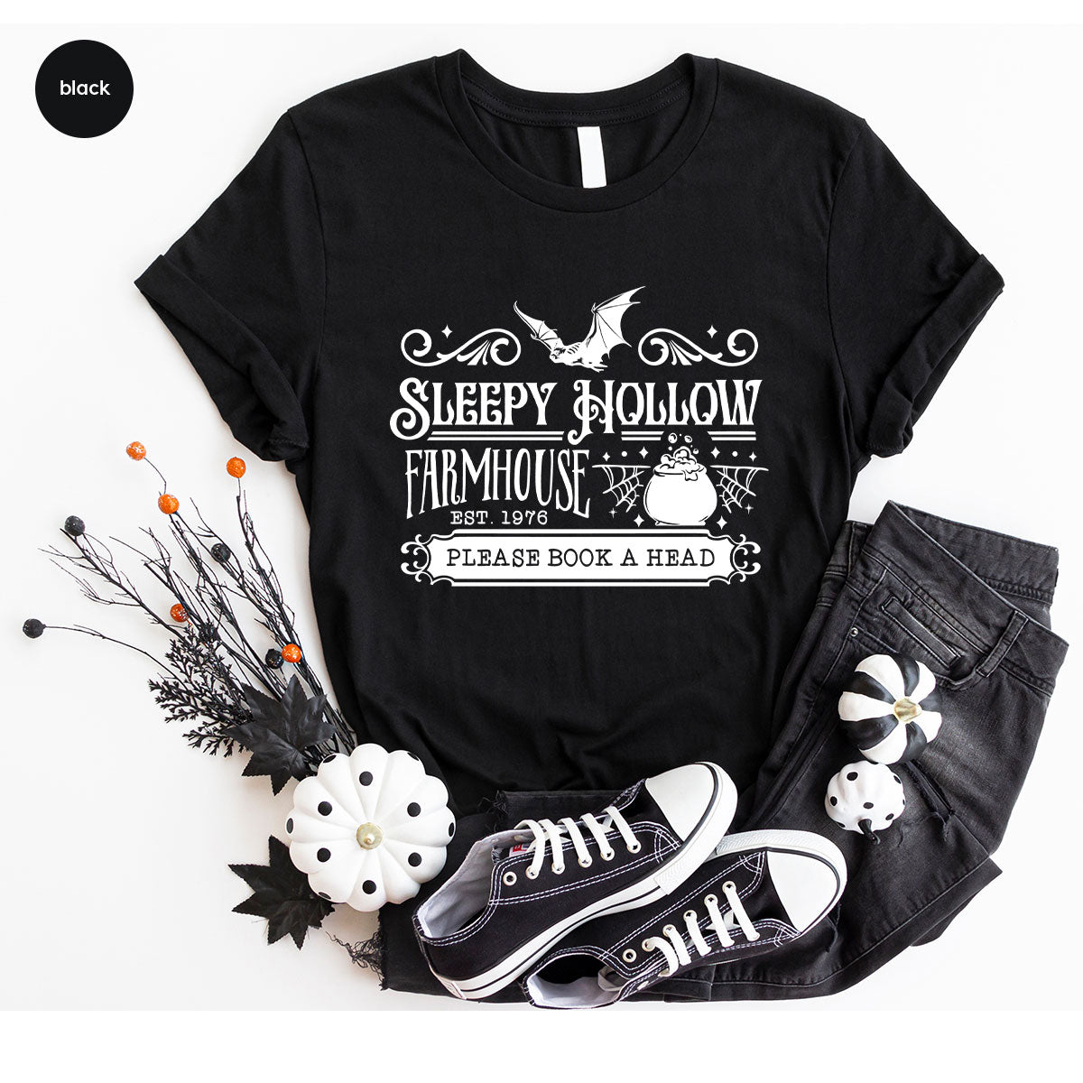 Spooky Season Clothing, Halloween Party Shirts, Farm Horror Outfit, Farmer Crewneck Sweatshirt, Witchy Gifts for Her, Witch Graphic Tees