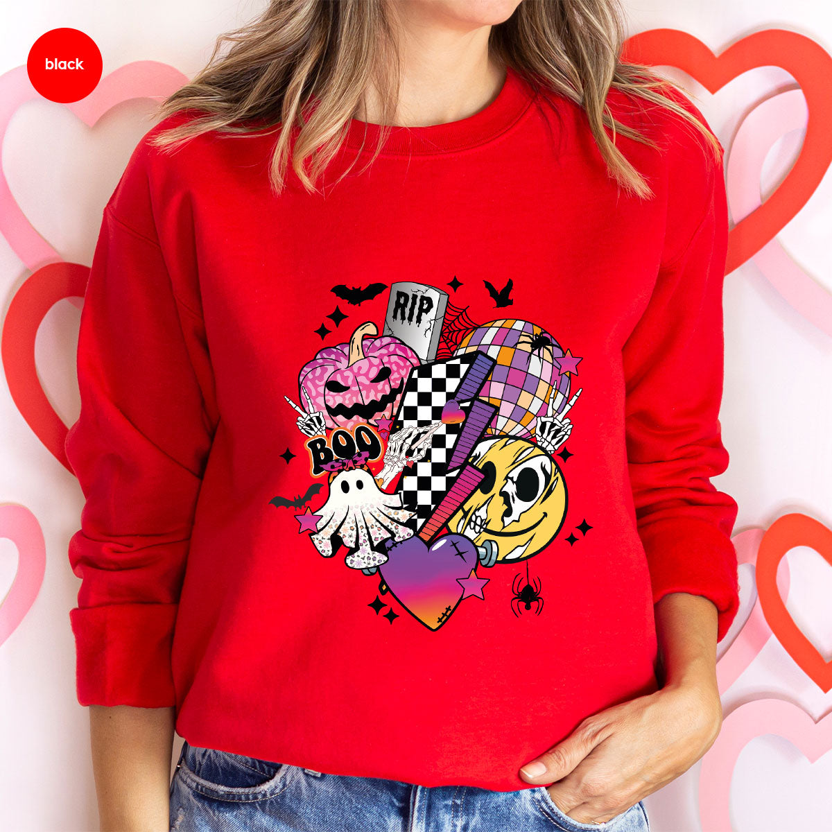 Retro Halloween Shirt, Spooky Pumpkin Shirt, Cool Checkered Outfit