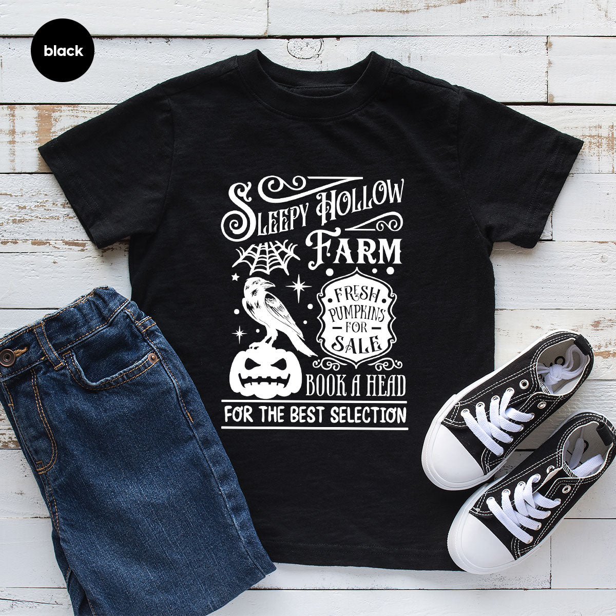 Halloween Sweatshirt, Farmer Outfit, Pumpkin Shirt, Spooky Season Clothing, Crow T-Shirt, Farm Graphic Tees, Gift for Him, Movie VNeck Shirt