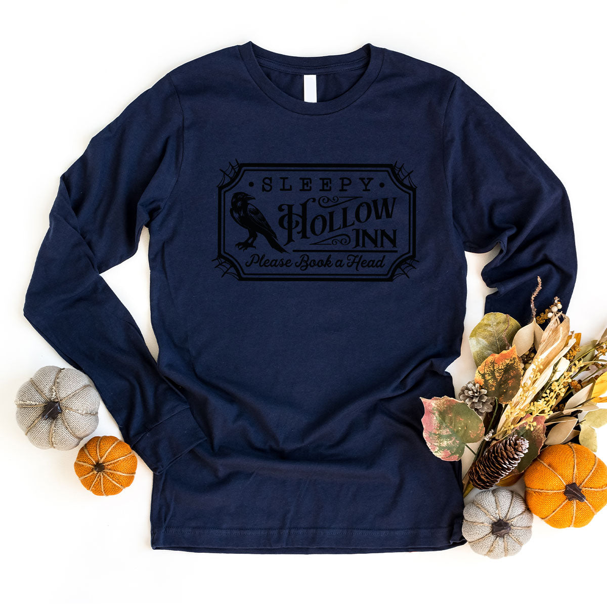 Halloween Crewneck Sweatshirt, Crow Graphic Tees, Gift for Him, Cool Movie T-Shirt, Gift for Her, Spooky Season Party VNeck Shirt