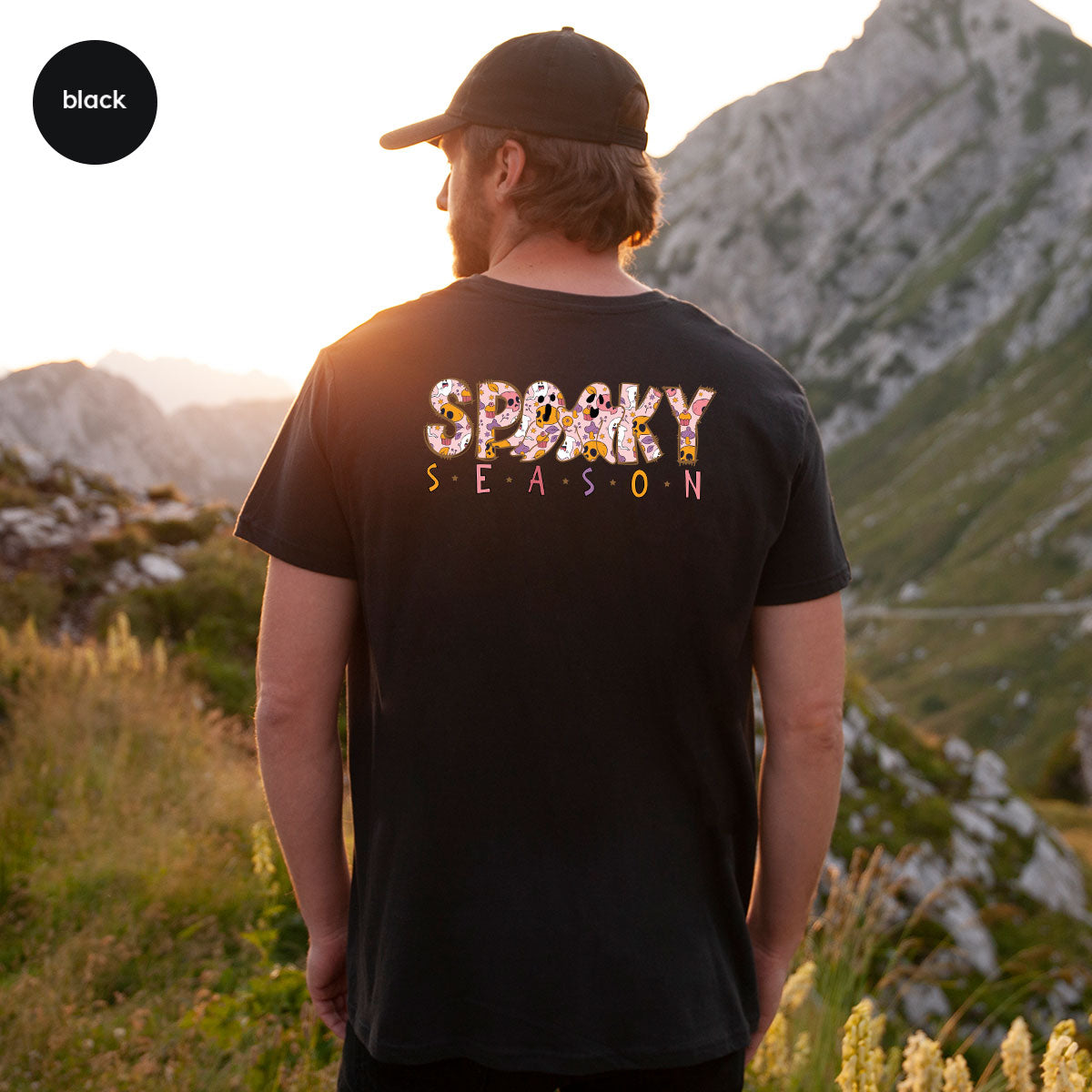 Ghost Graphic Tees, Cute Kid Halloween Shirt, Spooky Shirt