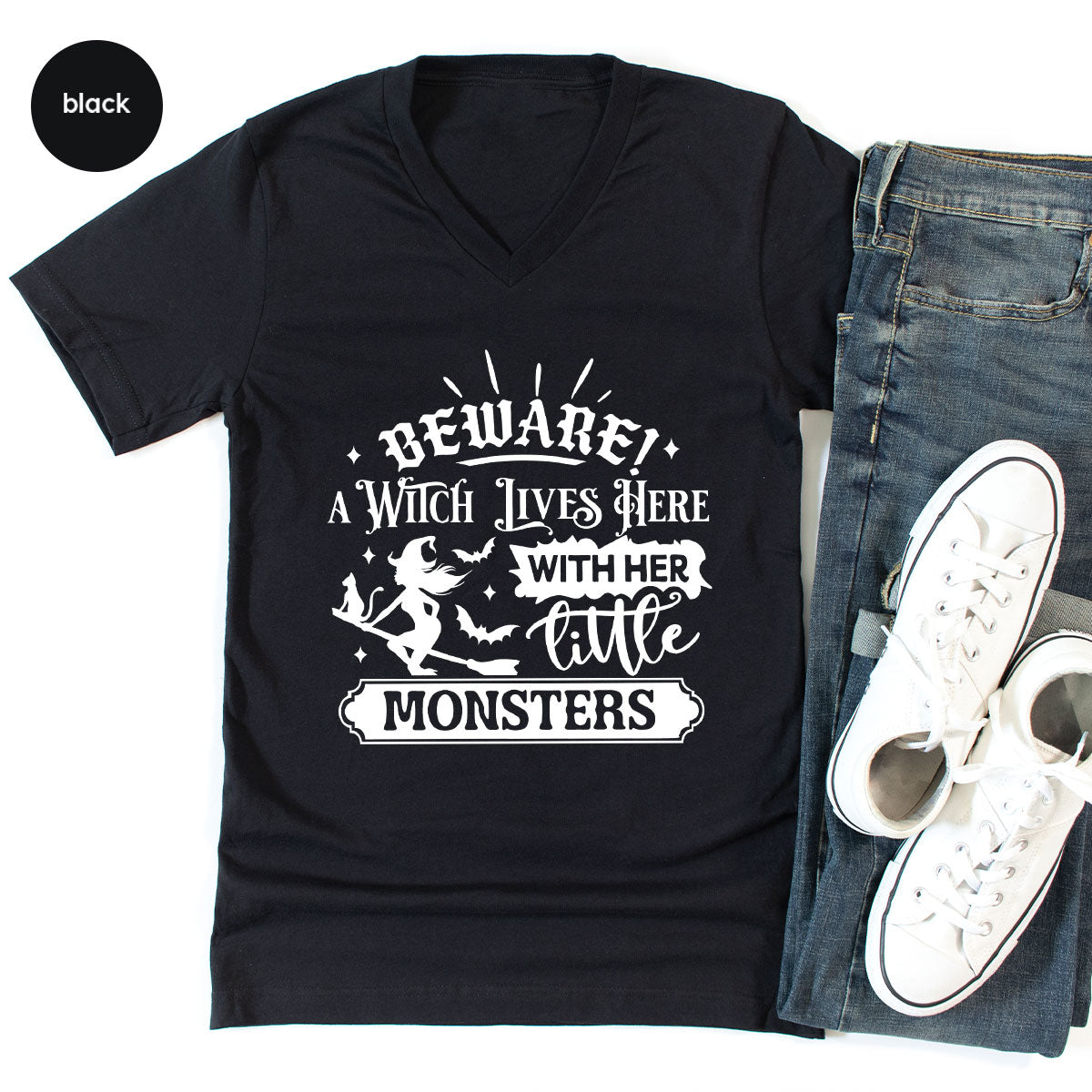 Spooky Season Shirts, Halloween Tshirts, Kids Graphic Tees, Hocus Pocus Vneck Clothing, Gift For Friend, Genderneutral Adult T-Shirt