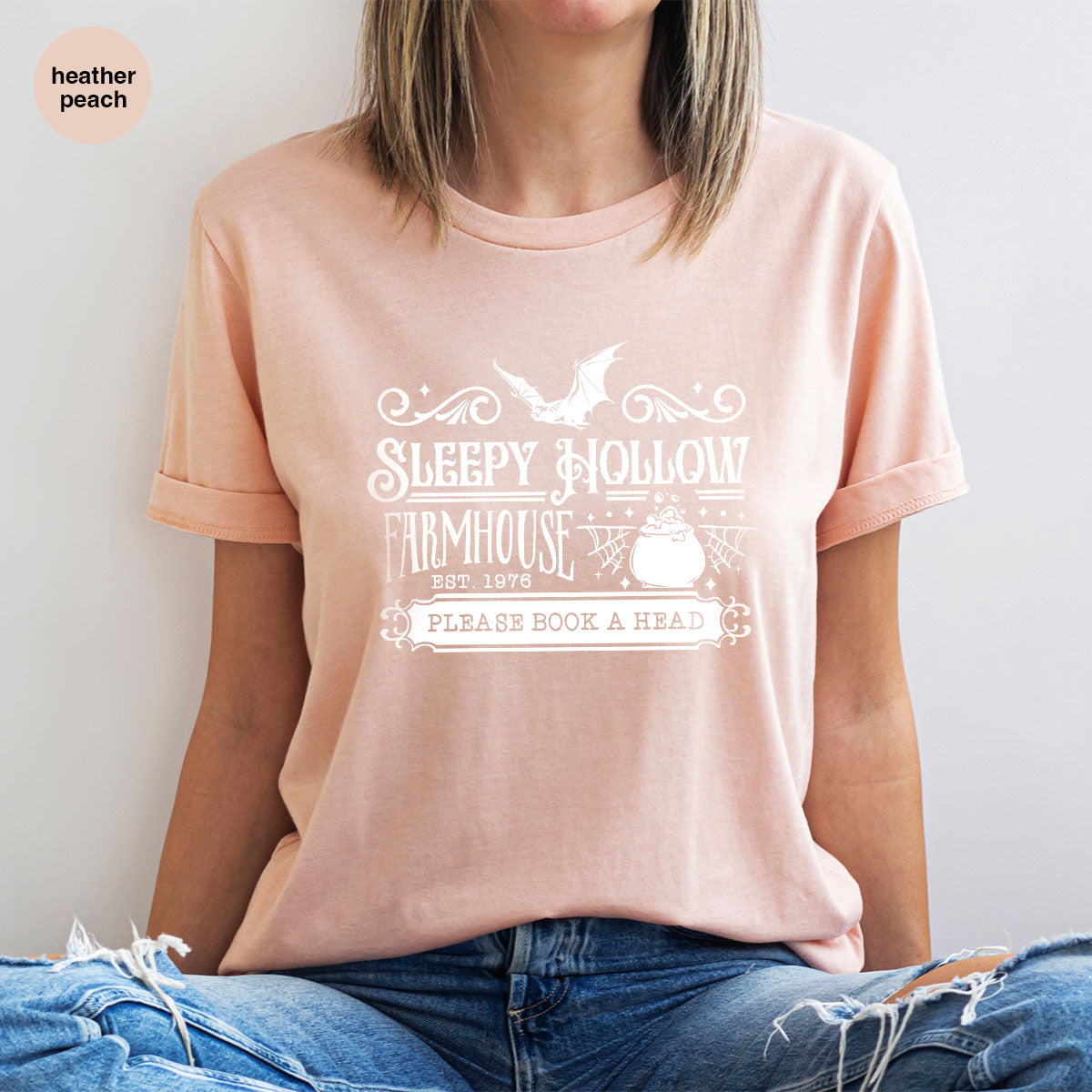 Spooky Season Clothing, Halloween Party Shirts, Farm Horror Outfit, Farmer Crewneck Sweatshirt, Witchy Gifts for Her, Witch Graphic Tees