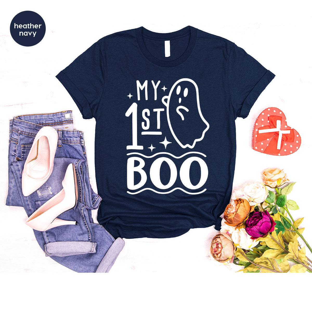 Halloween Baby Onesie®, Ghost Baby Clothes, Halloween Newborn Gifts, Spooky Season Kids Shirts, My First Boo T-Shirt, Baby Boy Bodysuit