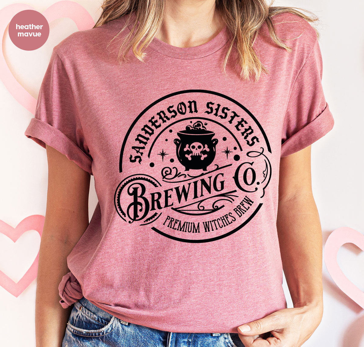 Halloween Witch T-Shirt, Witches Brew Vneck Shirt, Witchy Crewneck Sweatshirt, Spooky Season T Shirts, Spell Graphic Tees, Magic Shirt