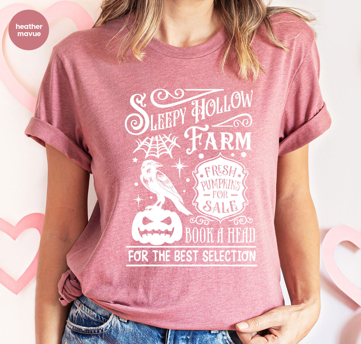 Halloween Sweatshirt, Farmer Outfit, Pumpkin Shirt, Spooky Season Clothing, Crow T-Shirt, Farm Graphic Tees, Gift for Him, Movie VNeck Shirt