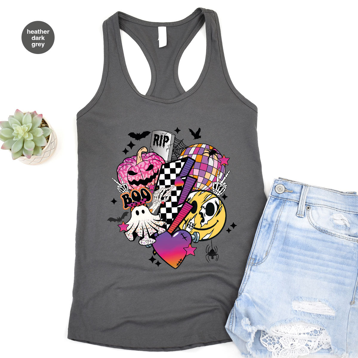 Halloween Shirt, Halloween Gifts, Spooky Season Shirt, Pumpkin Graphic Tees, Girls Fall Clothing, Halloween Party Outfit, Ghost Vneck Shirt