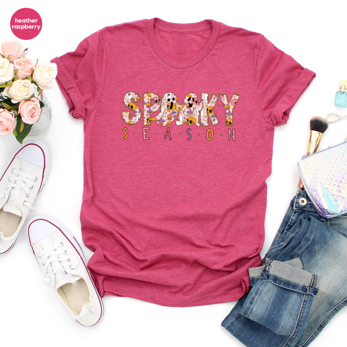 Ghost Graphic Tees, Cute Kid Halloween Shirt, Spooky Shirt