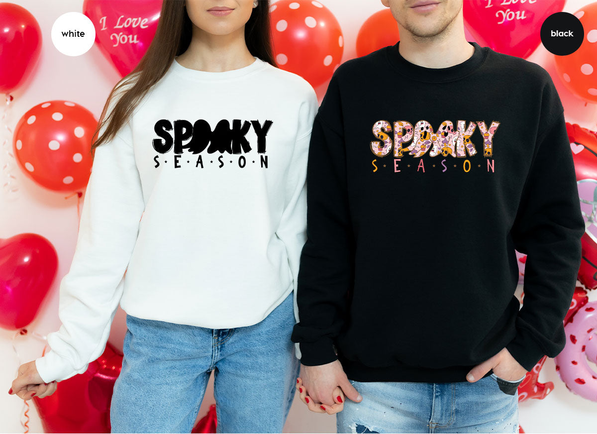 Ghost Graphic Tees, Cute Kid Halloween Shirt, Spooky Shirt