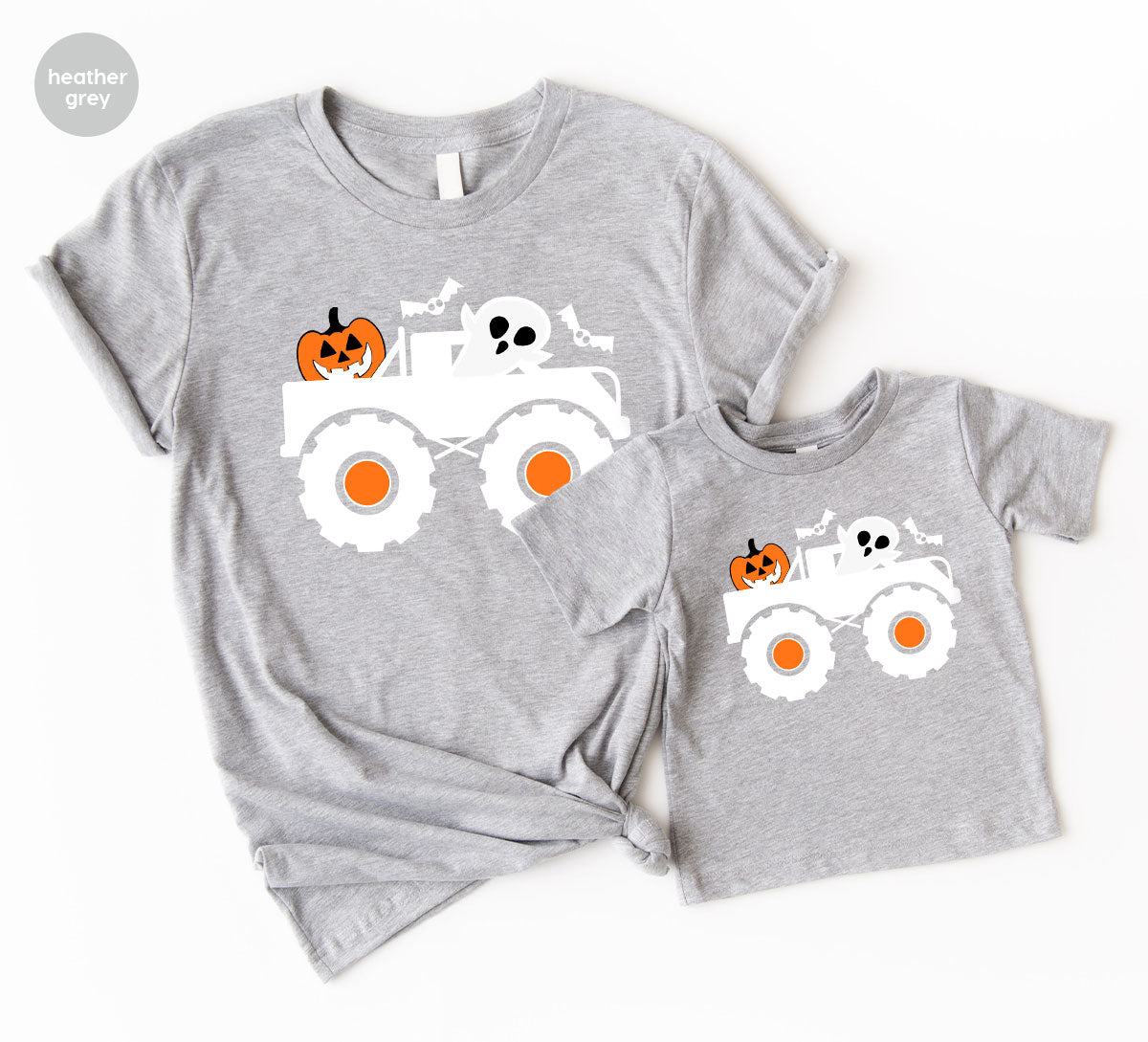 Kids Halloween Shirt, Halloween Gifts, Boys Truck T-Shirt, Ghost Outfit, Pumpkin Graphic Tees, Spooky Season Gifts, Toddler Clothes
