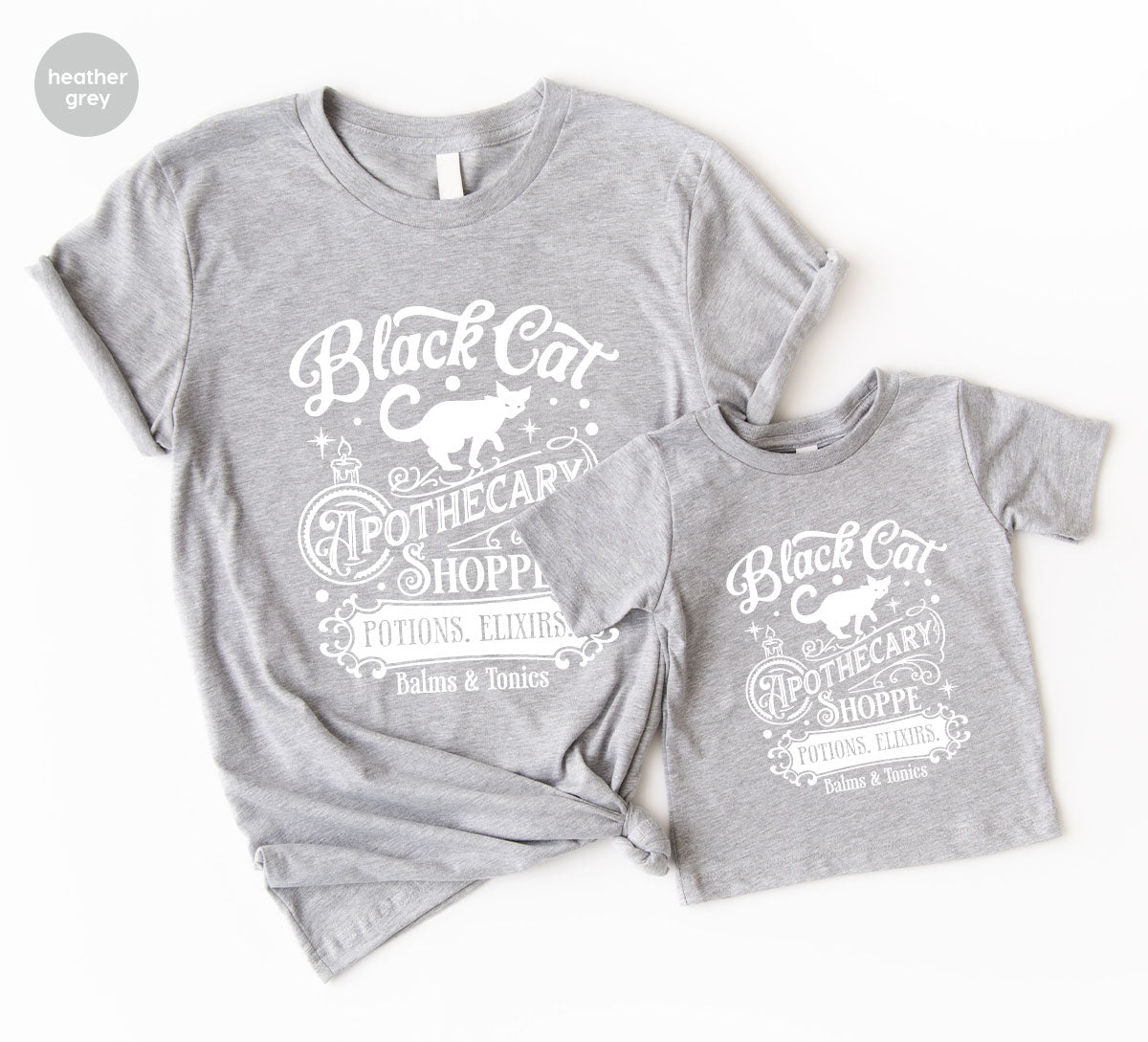 Halloween Party T-Shirt, Spooky Sweatshirt, Halloween Gifts, Cat Clothing, Genderneutral Adult Shirt, Apothecary Graphic Tees, Gift for Kids