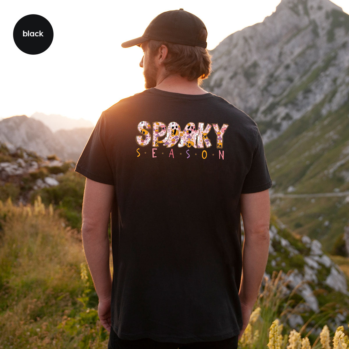 Ghost Graphic Tees, Cute Kid Halloween Shirt, Spooky Shirt