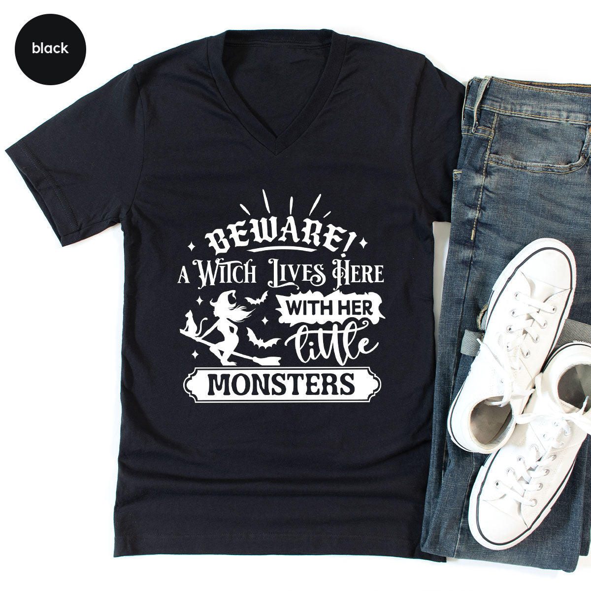 Spooky Season Shirts, Halloween Tshirts, Kids Graphic Tees, Hocus Pocus Vneck Clothing, Gift For Friend, Genderneutral Adult T-Shirt