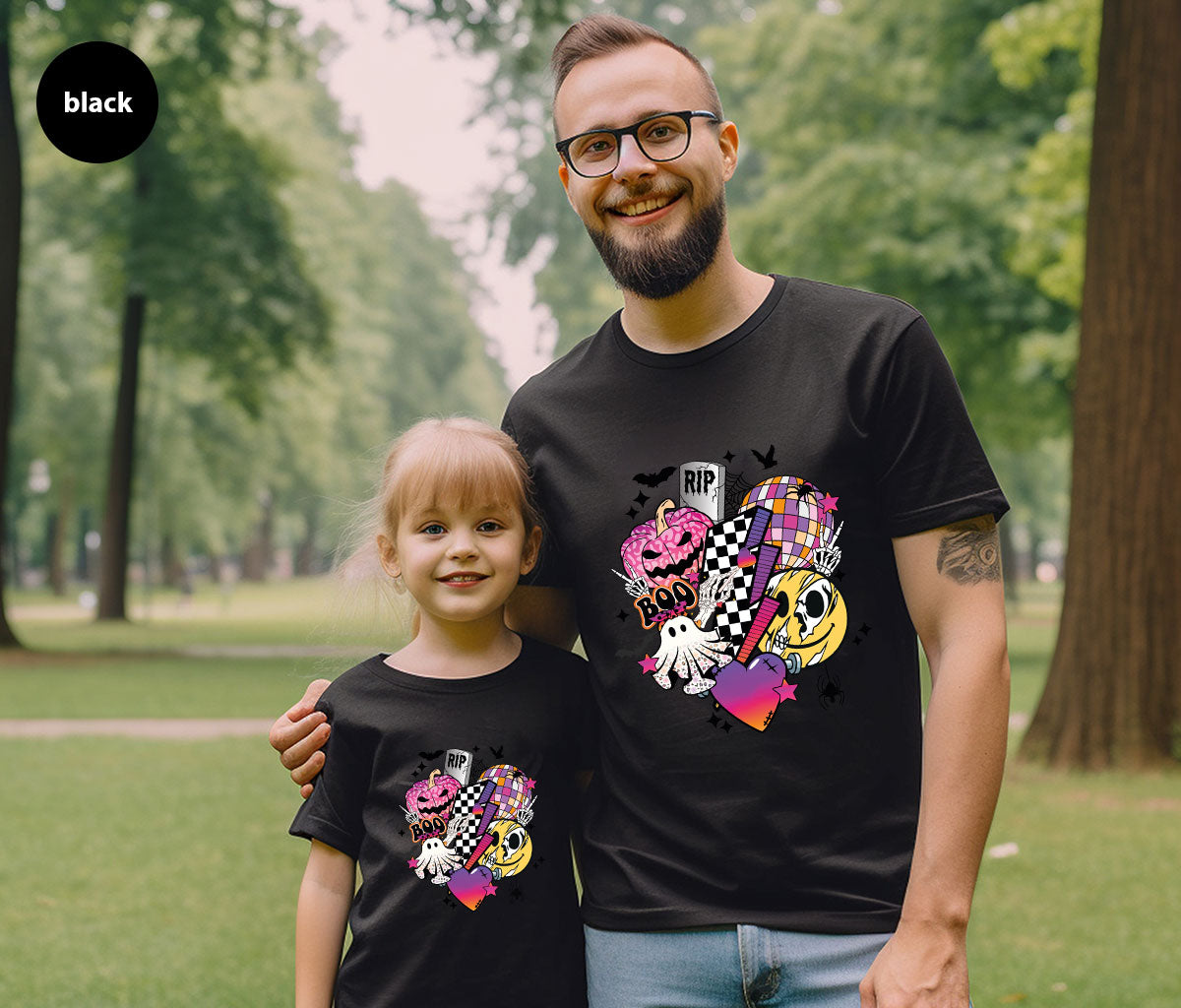 Halloween Shirt, Halloween Gifts, Spooky Season Shirt, Pumpkin Graphic Tees, Girls Fall Clothing, Halloween Party Outfit, Ghost Vneck Shirt