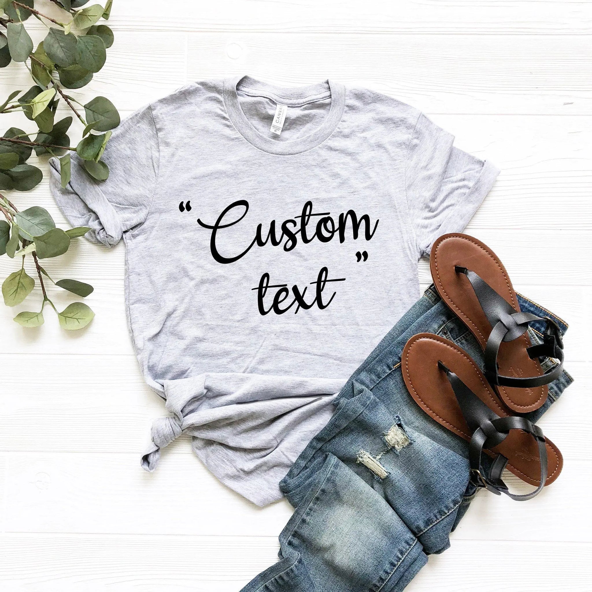Custom Shirt Printing, Custom Print T-Shirt, Customizable Tee, Customize Tshirt, Unisex Custom Shirt - Fastdeliverytees.com