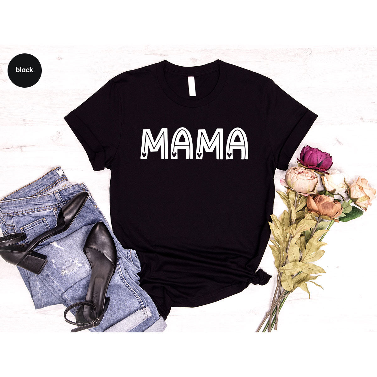 Mama Shirt, Valentine's Day Gift For Mamas, 2023 Valentine's Day Shirt