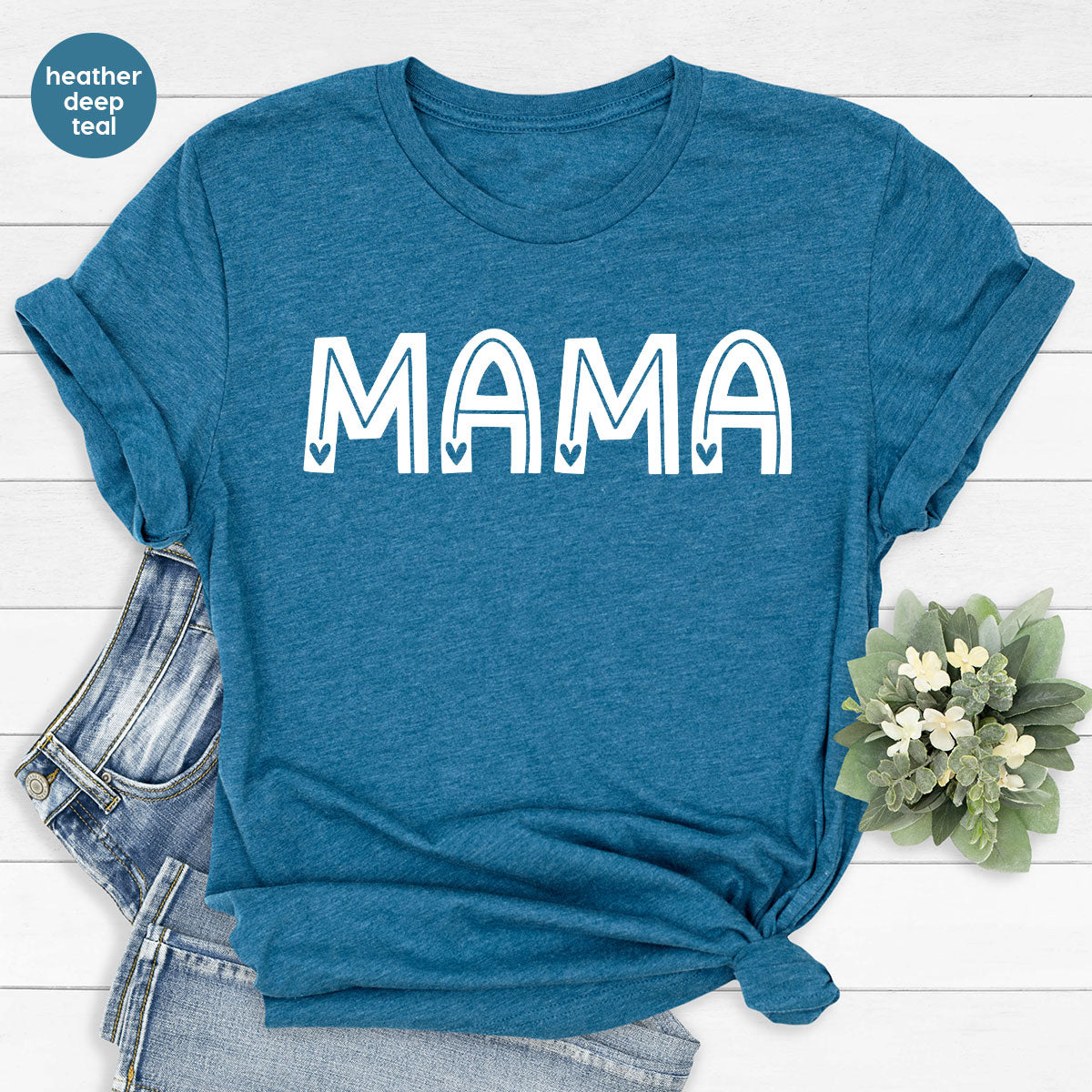 Mama Shirt, Valentine's Day Gift For Mamas, 2023 Valentine's Day Shirt