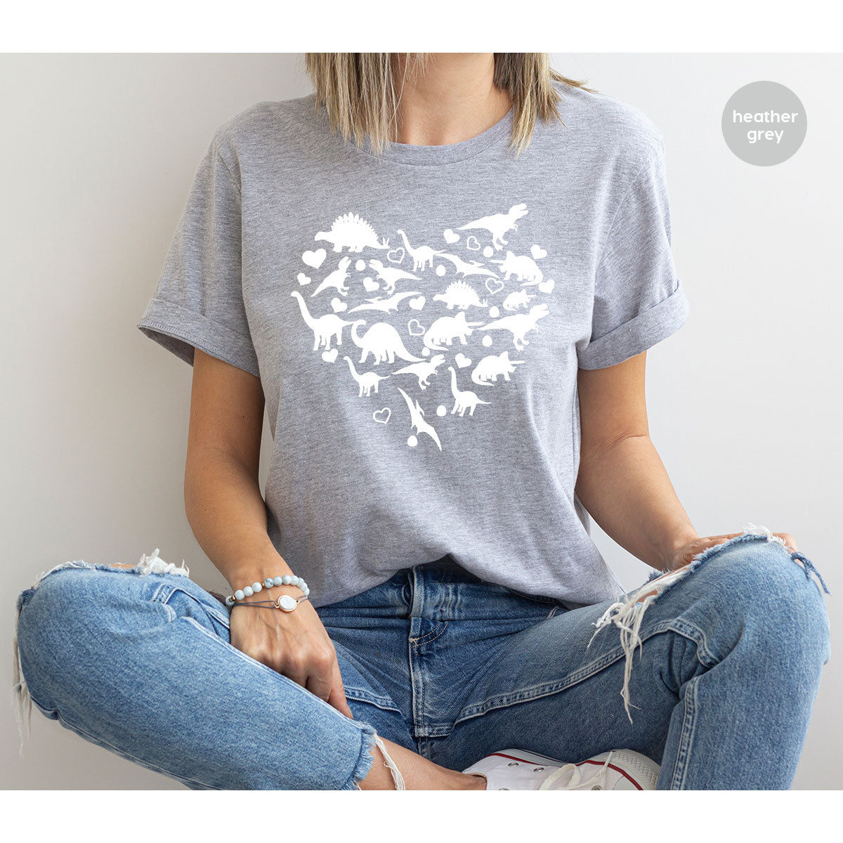Dinosaur Shirt, Valentine Dinosaur T-Shirt, 2023 Valentine Gift