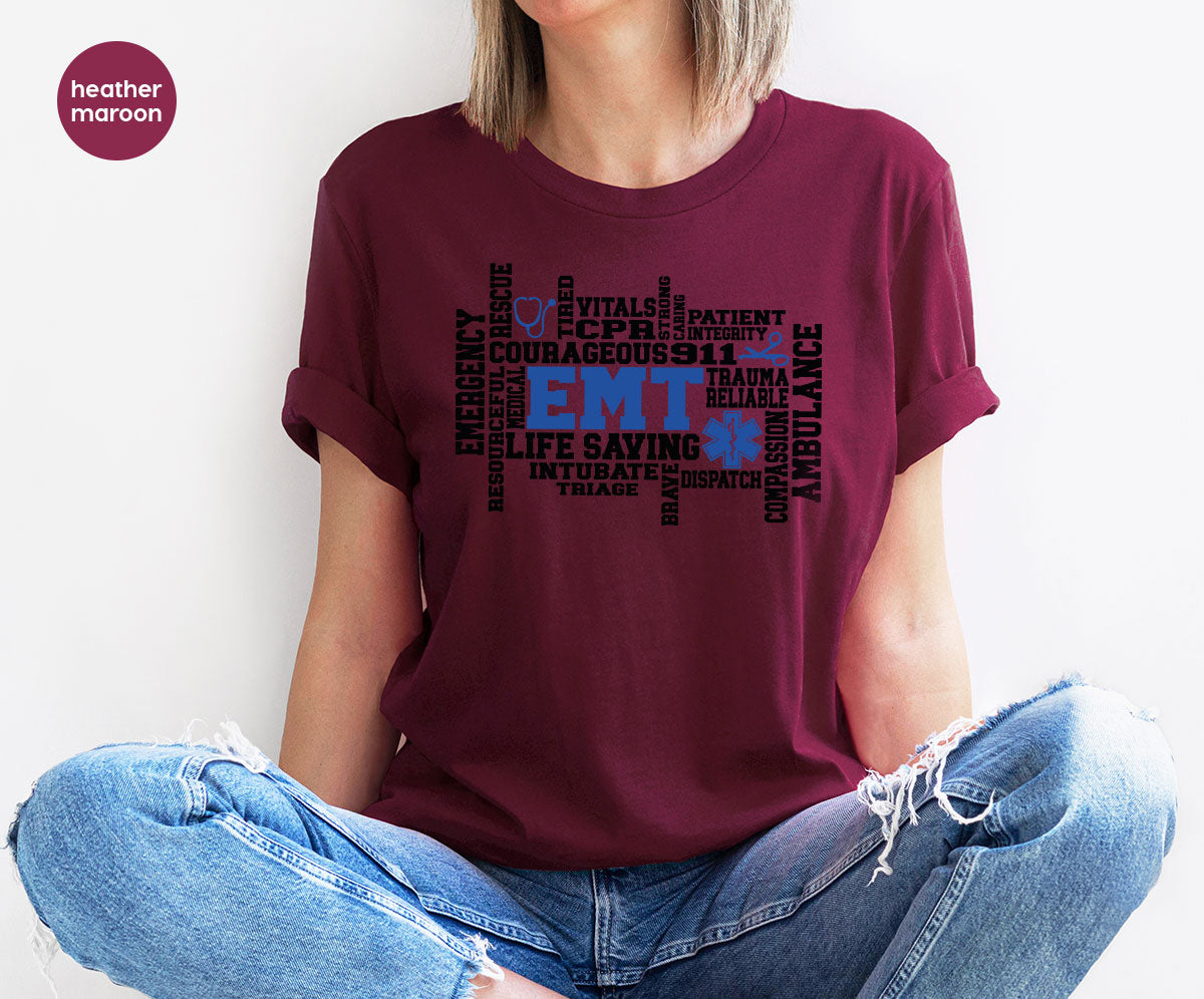 EMT Shirt, Gift For Paramedics, Life Saving T-Shirt