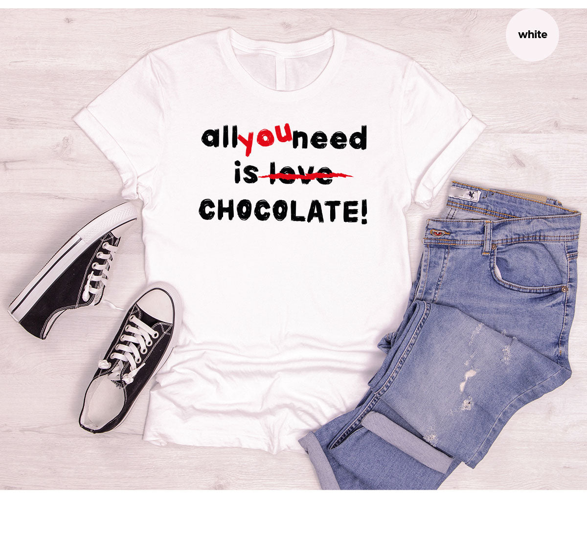 Anti Love Shirt, Chocolate T-Shirt, Anti Valentine's Day T-Shirt