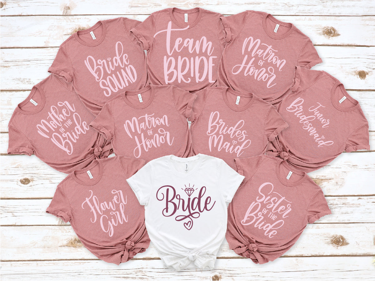 Bride Tee, Funny Bride Shirt, Bride Squad T-Shirt